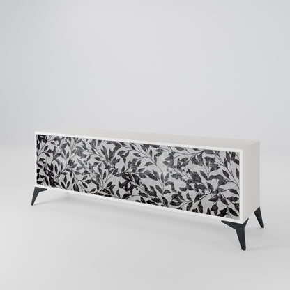 CHARCOAL SPROUT TV-bänk med 3 dörrar