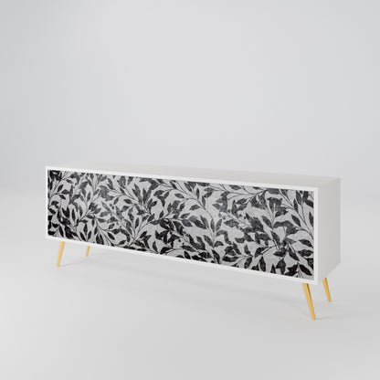 CHARCOAL SPROUT TV-bänk med 3 dörrar