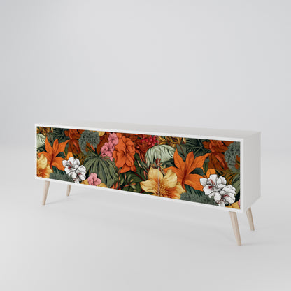RADIANT FLORA TV-bänk med 3 dörrar