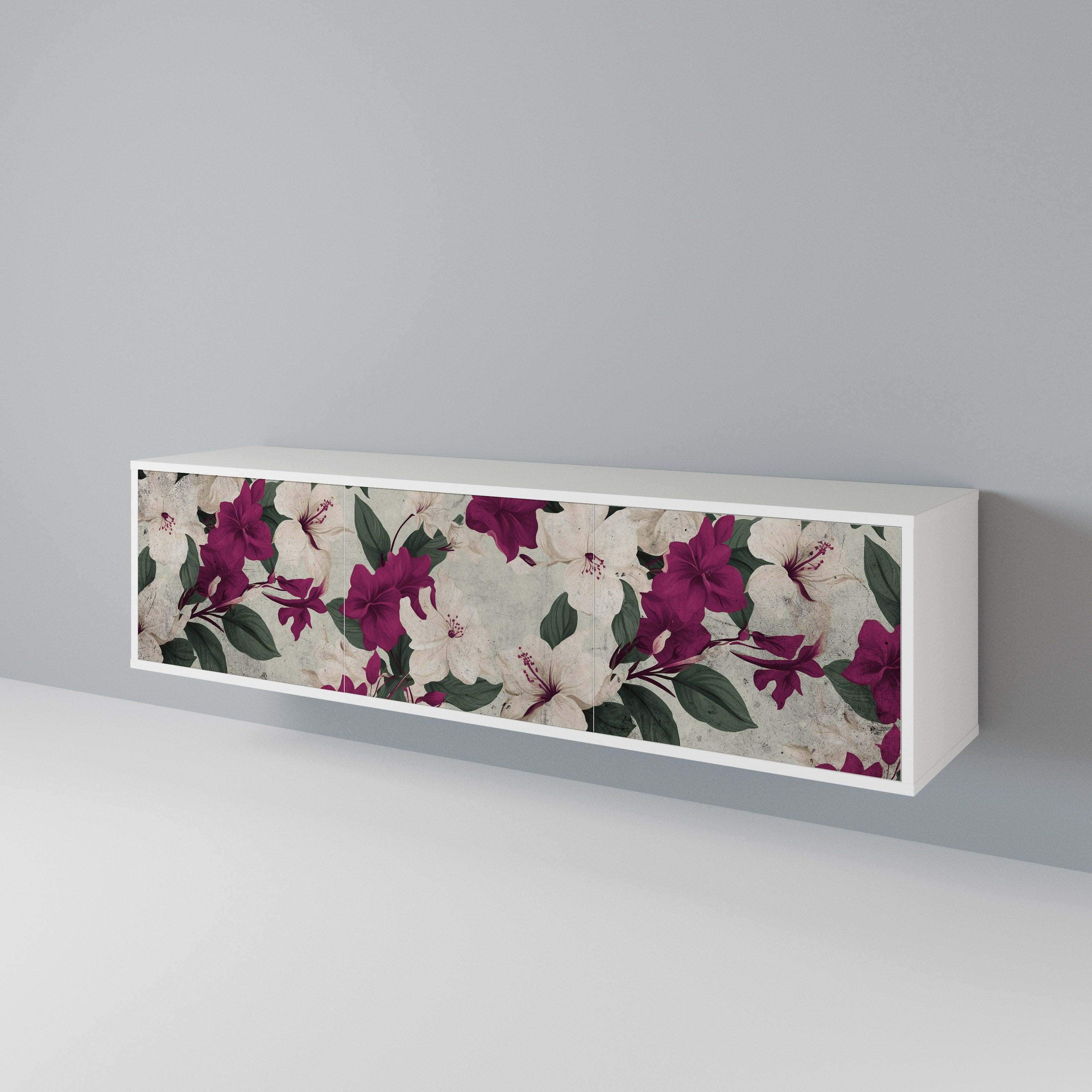 FLOWERET DREAM TV-bänk med 3 dörrar
