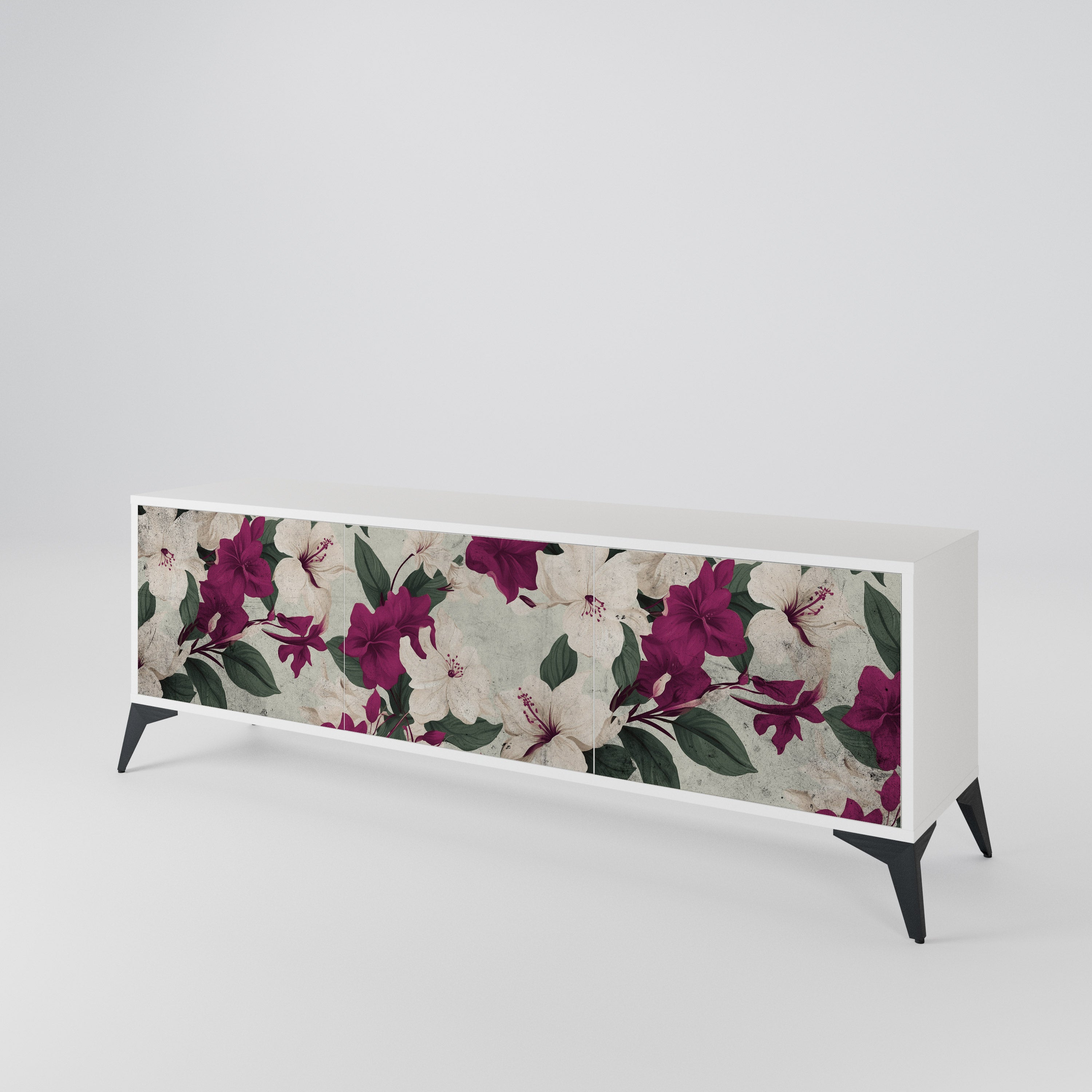 FLOWERET DREAM TV-bänk med 3 dörrar