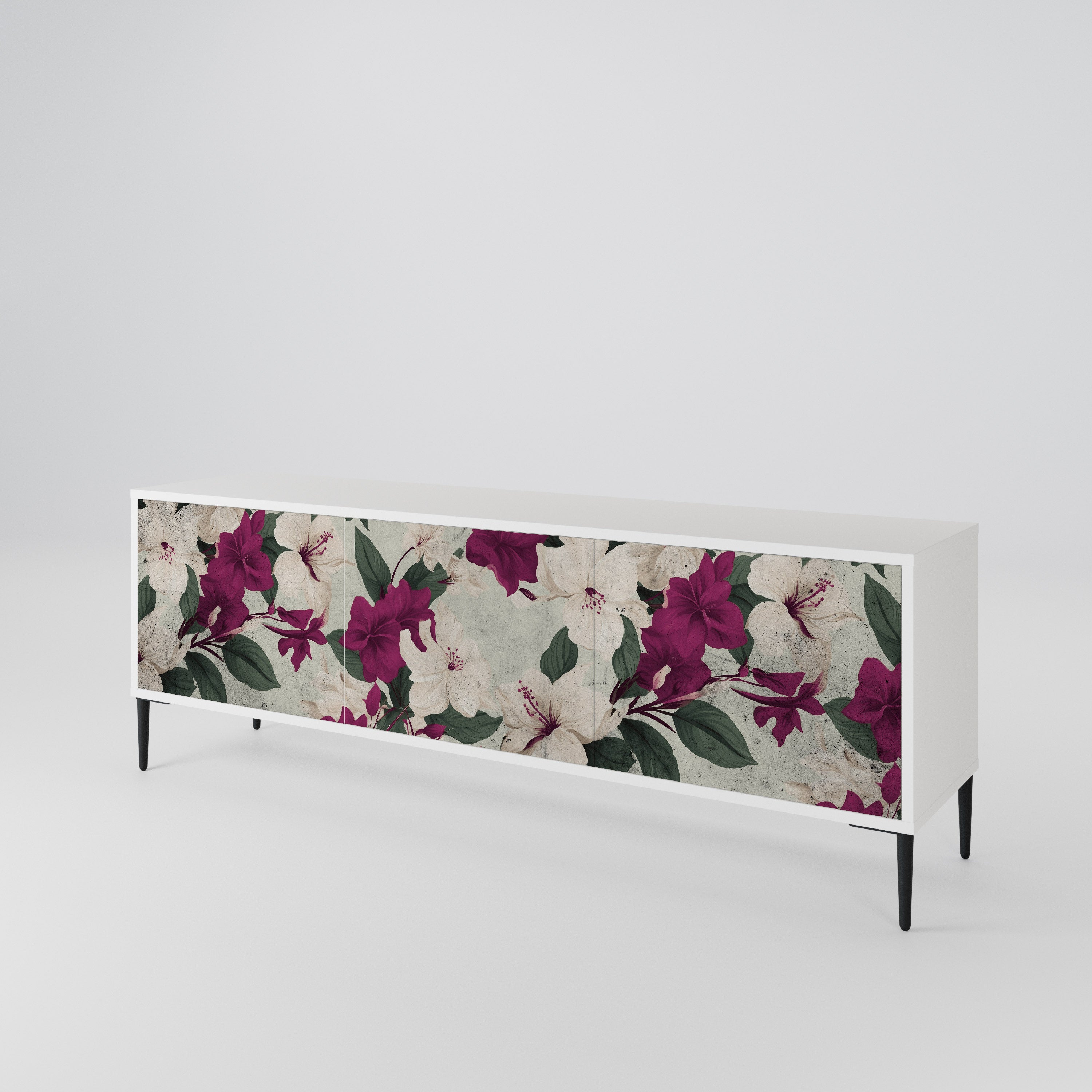 FLOWERET DREAM TV-bänk med 3 dörrar