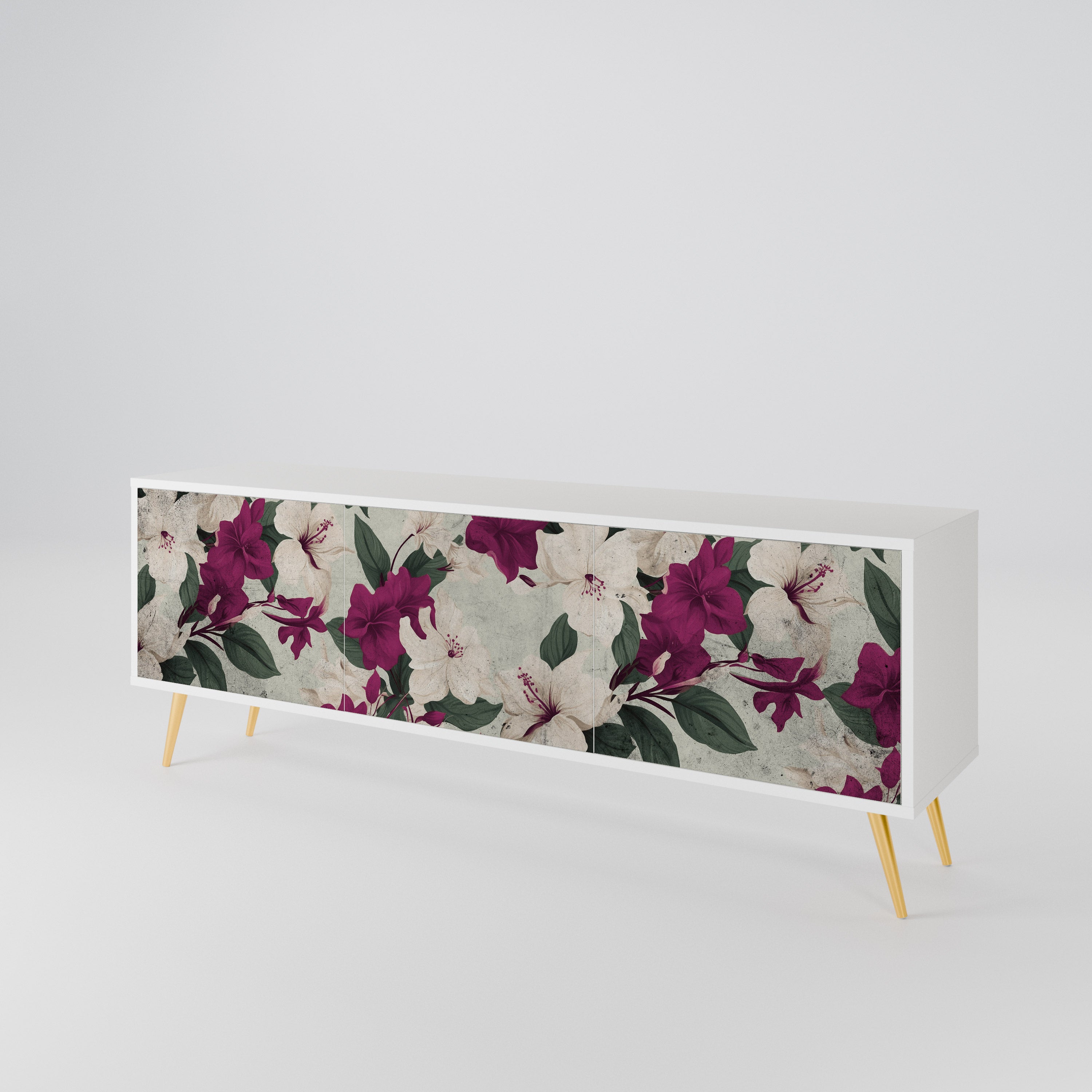 FLOWERET DREAM TV-bänk med 3 dörrar