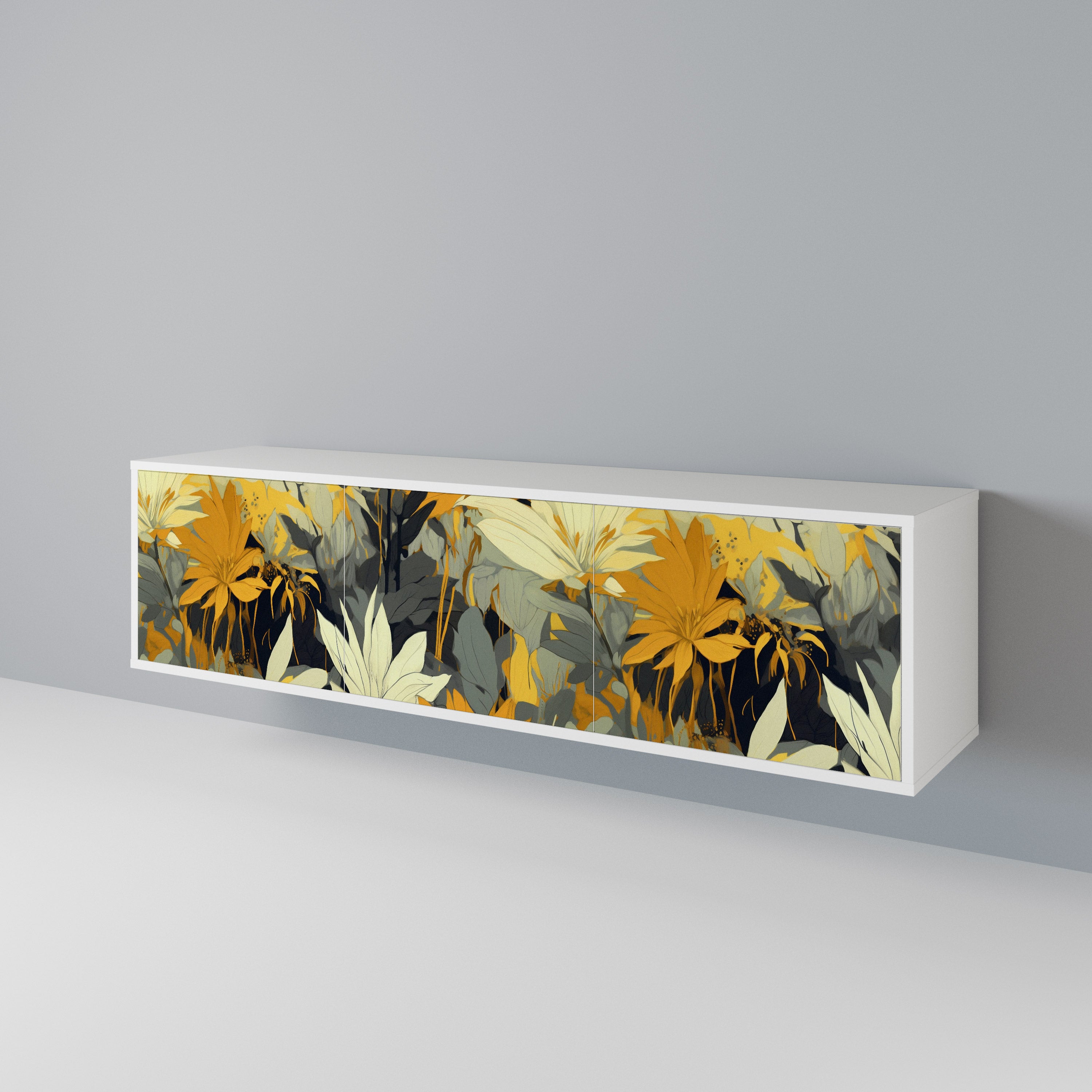 SUNKISSED LILY TV-bänk med 3 dörrar