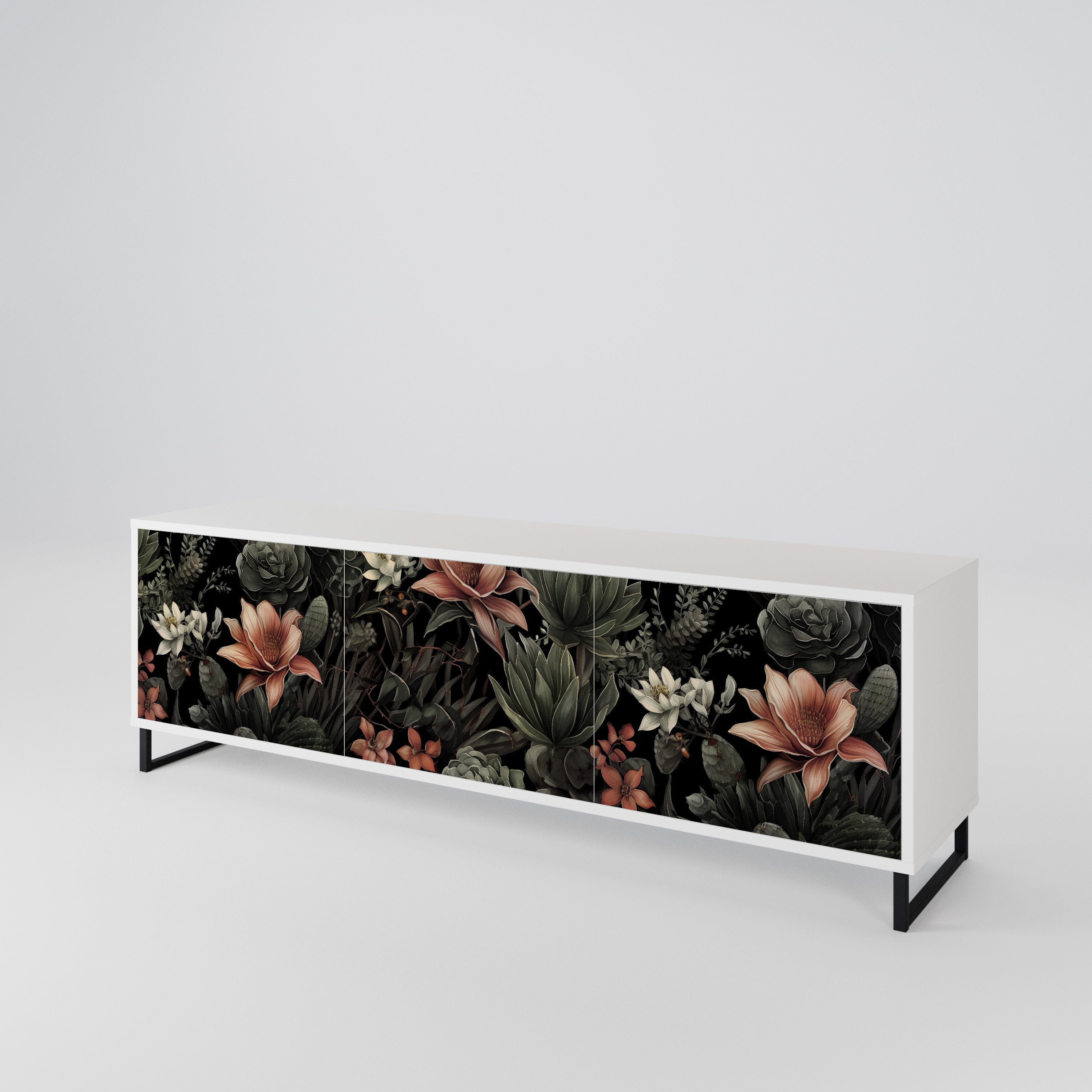 SECRET VERDURE TV-bänk med 3 dörrar
