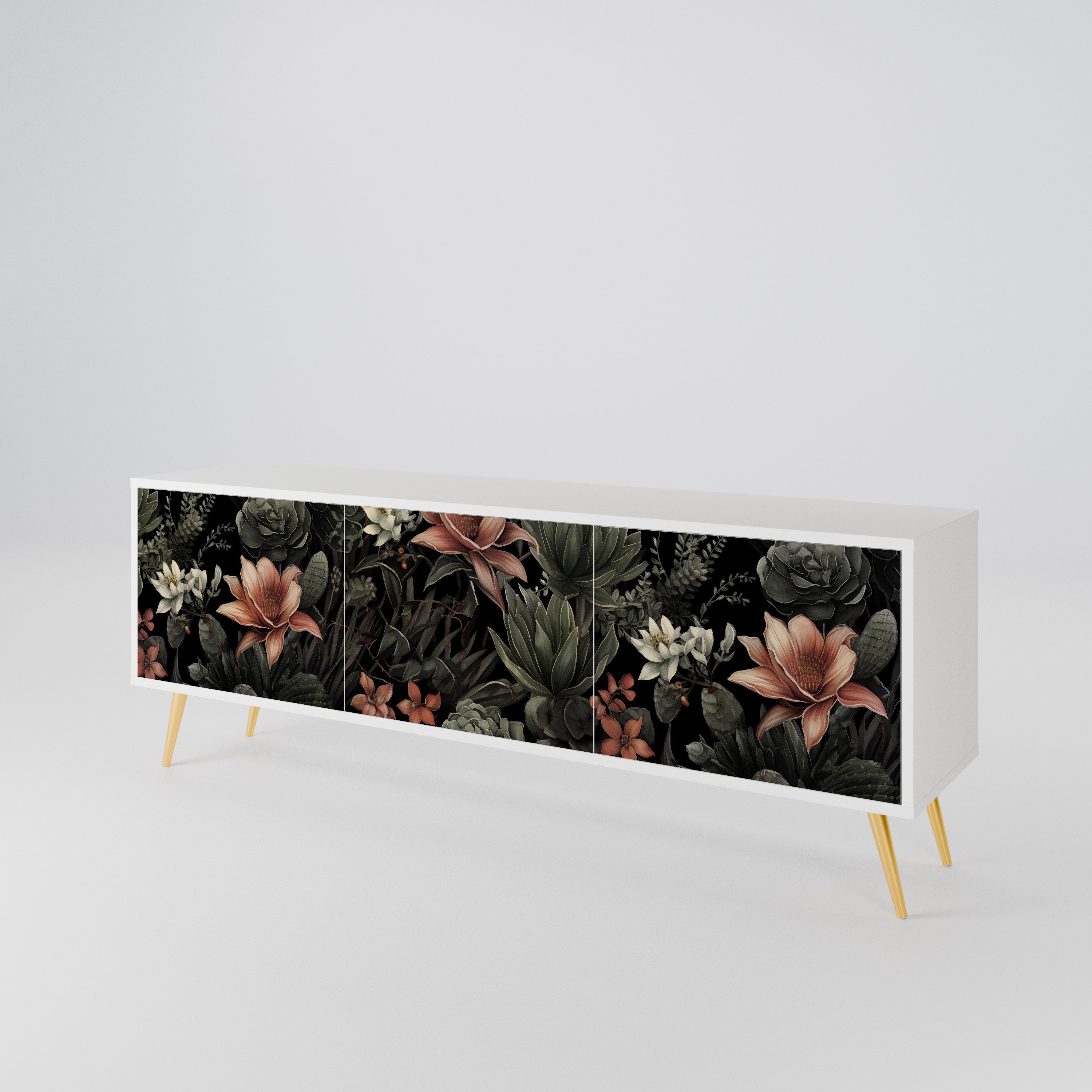 SECRET VERDURE TV-bänk med 3 dörrar
