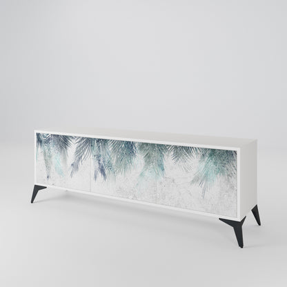 PALM VEIL TV-bänk med 3 dörrar