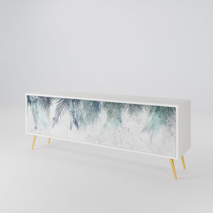 PALM VEIL TV-bänk med 3 dörrar