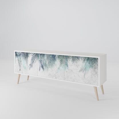PALM VEIL TV-bänk med 3 dörrar