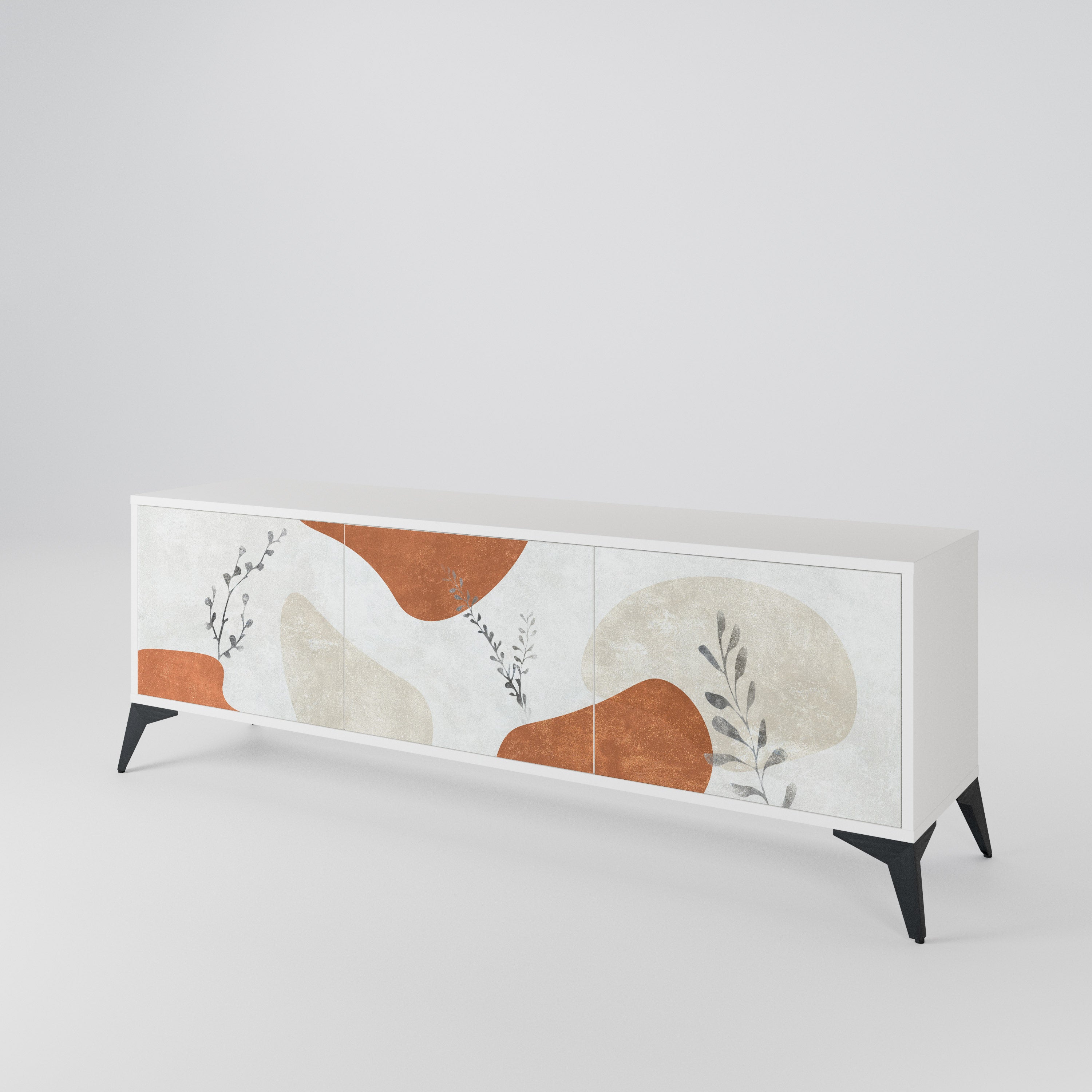 TRANQUIL TWIG TV-bänk med 3 dörrar
