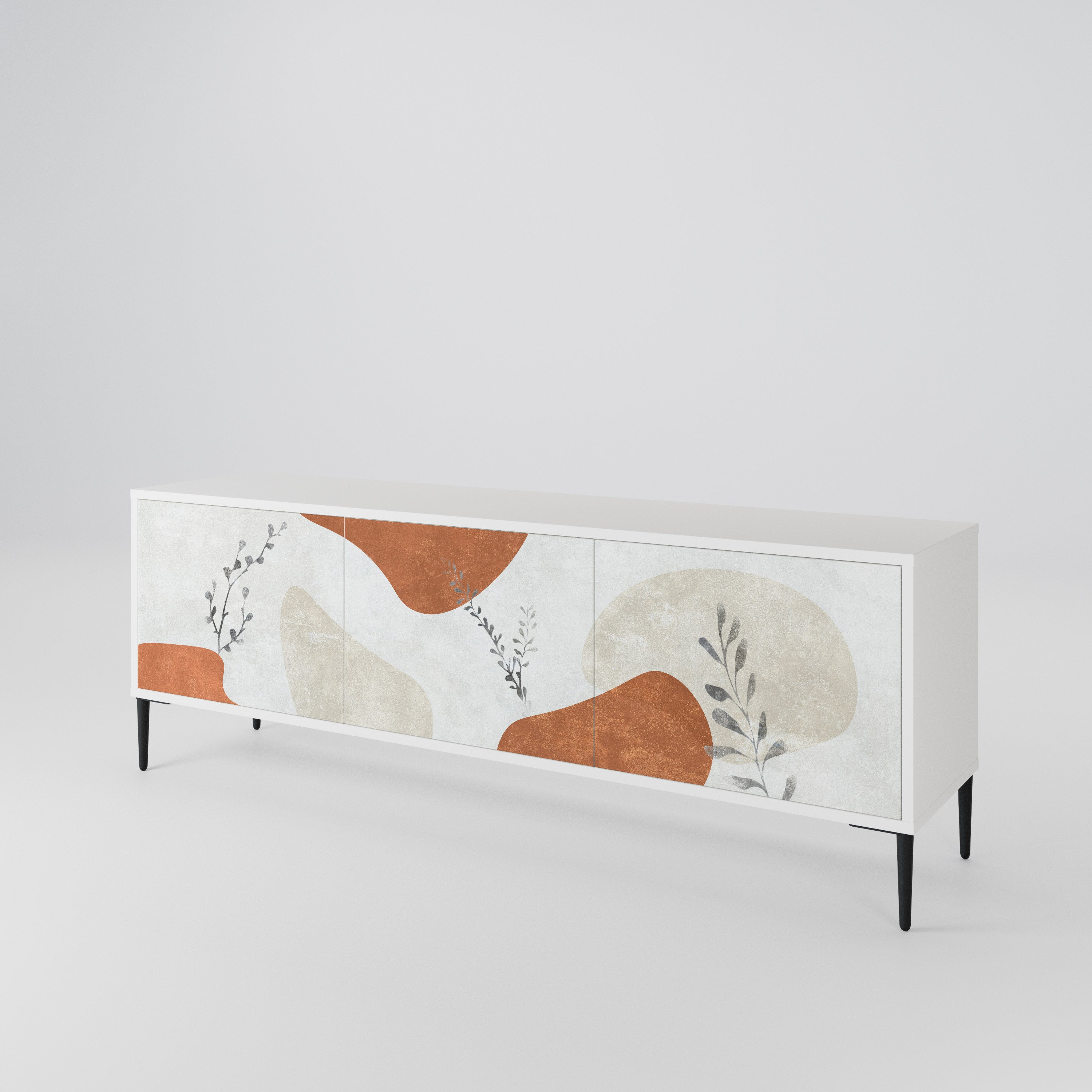 TRANQUIL TWIG TV-bänk med 3 dörrar