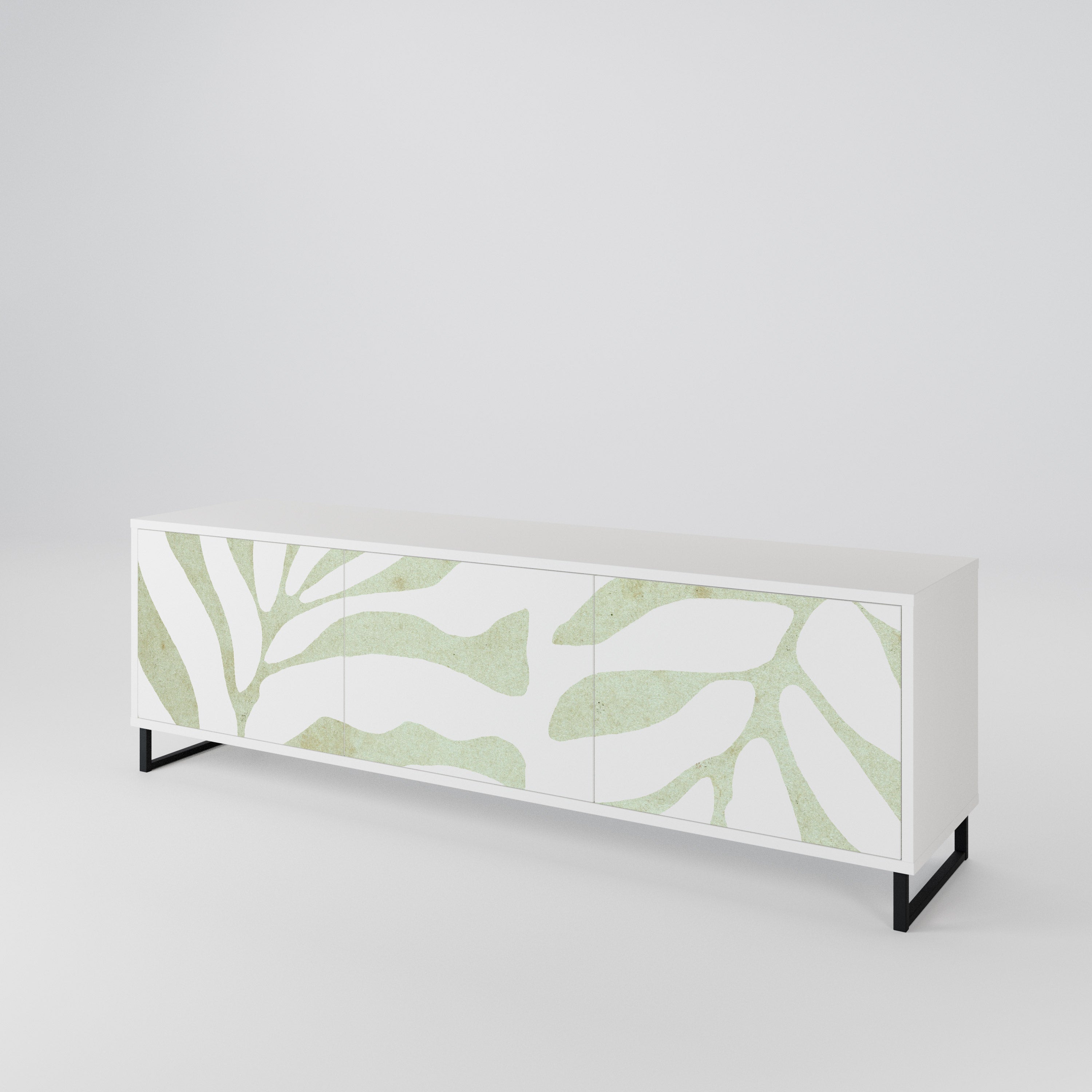 BOTANICAL SPARK TV-bänk med 3 dörrar