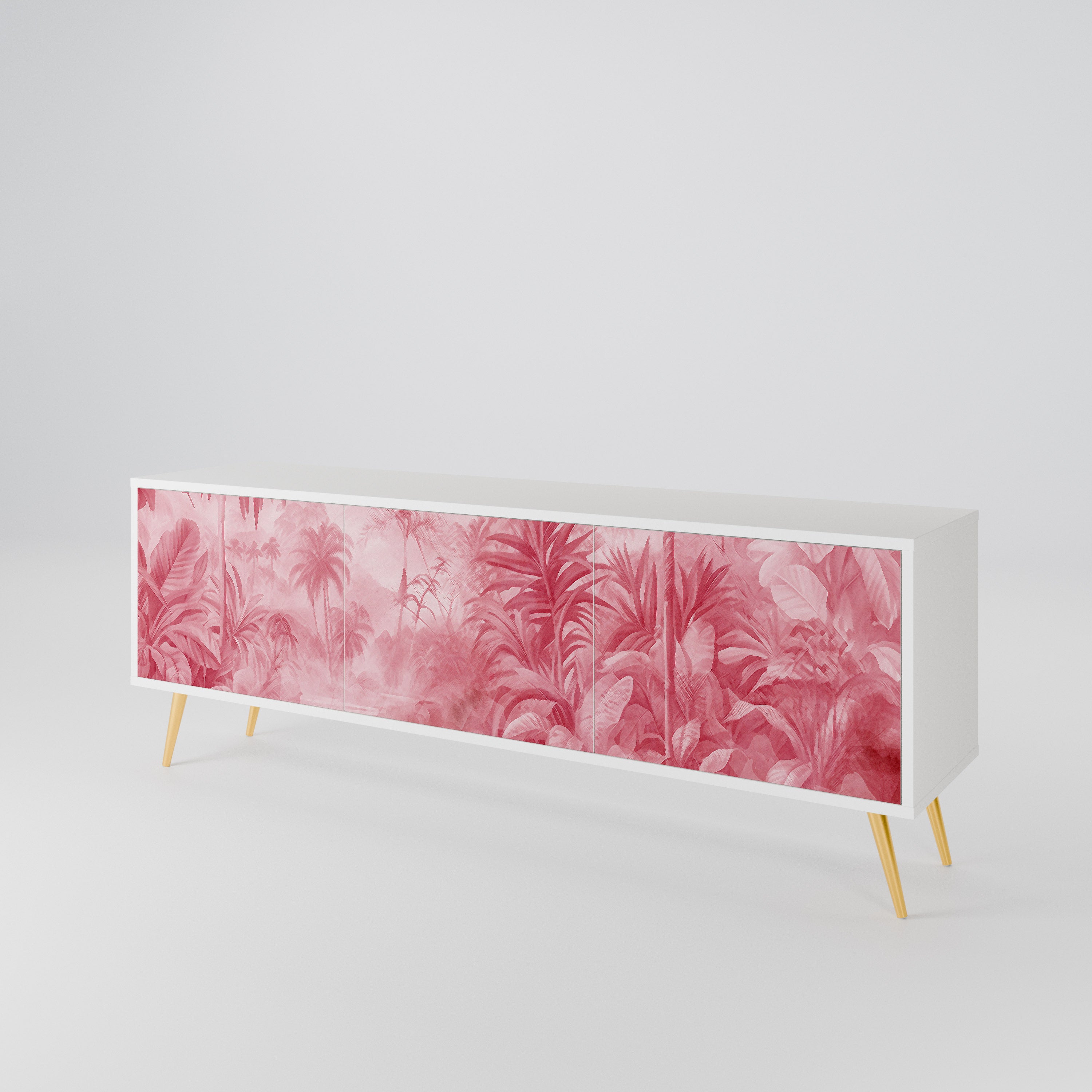 SWEET TROPICS TV-bänk med 3 dörrar