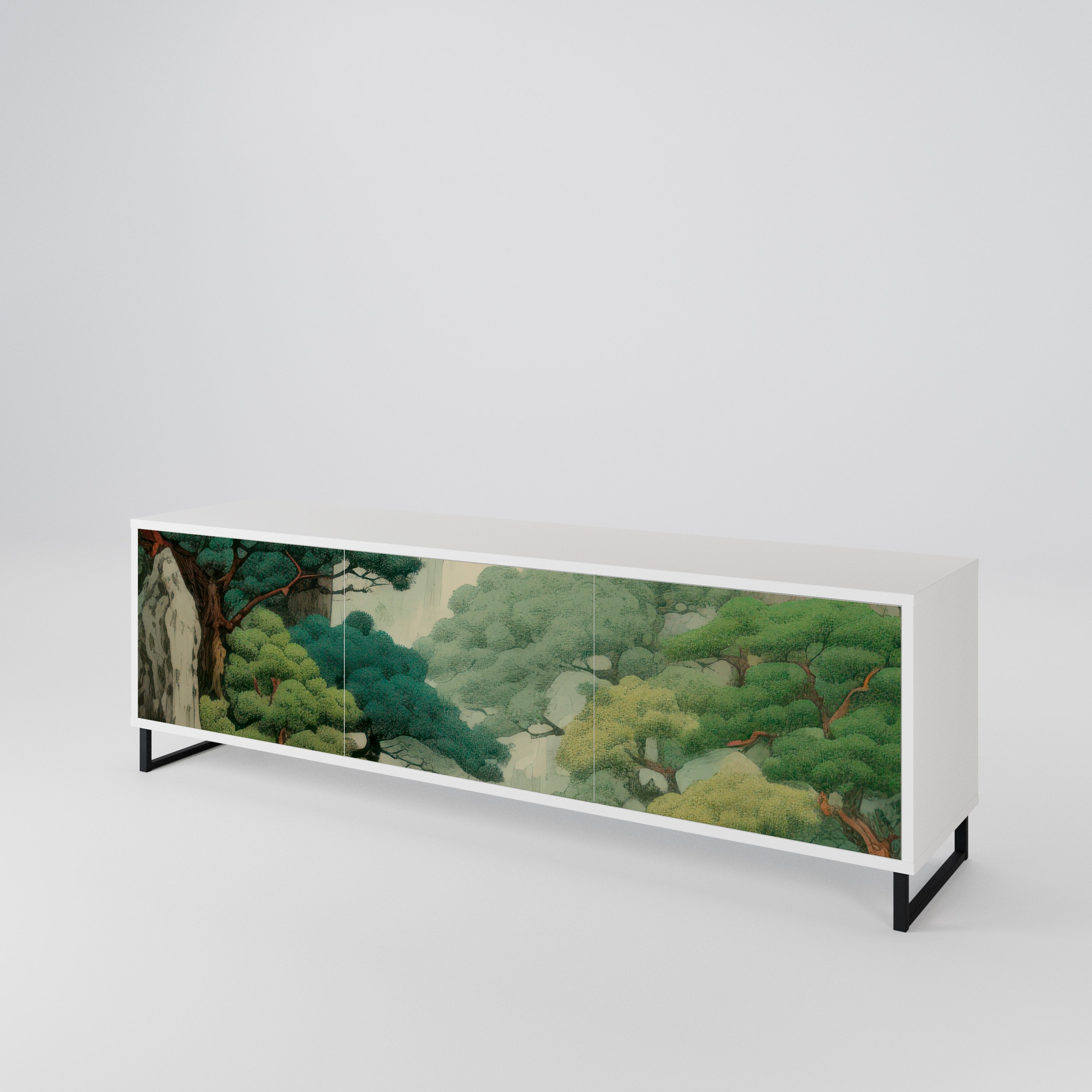 VERDURE ABYSS TV-bänk med 3 dörrar