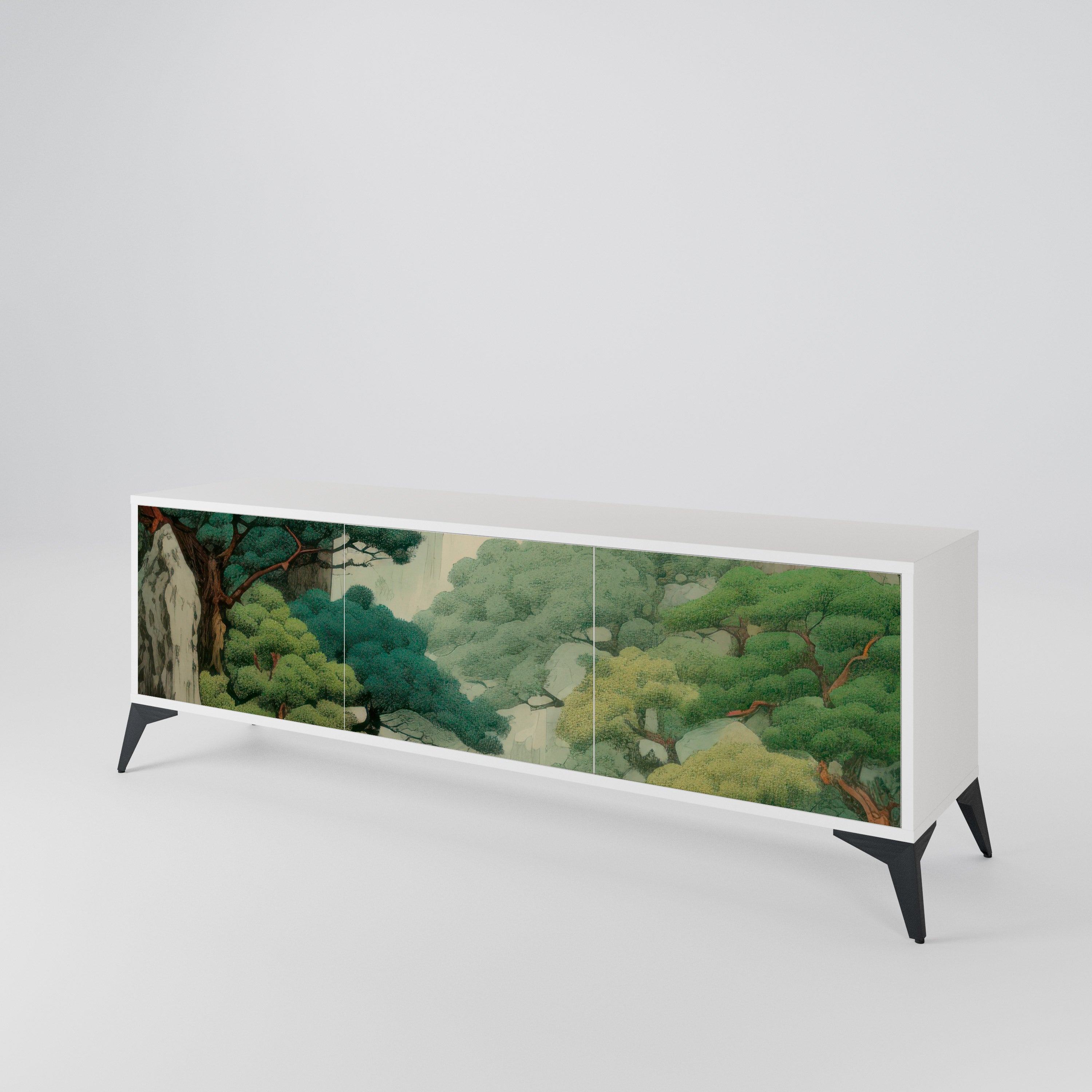 VERDURE ABYSS TV-bänk med 3 dörrar