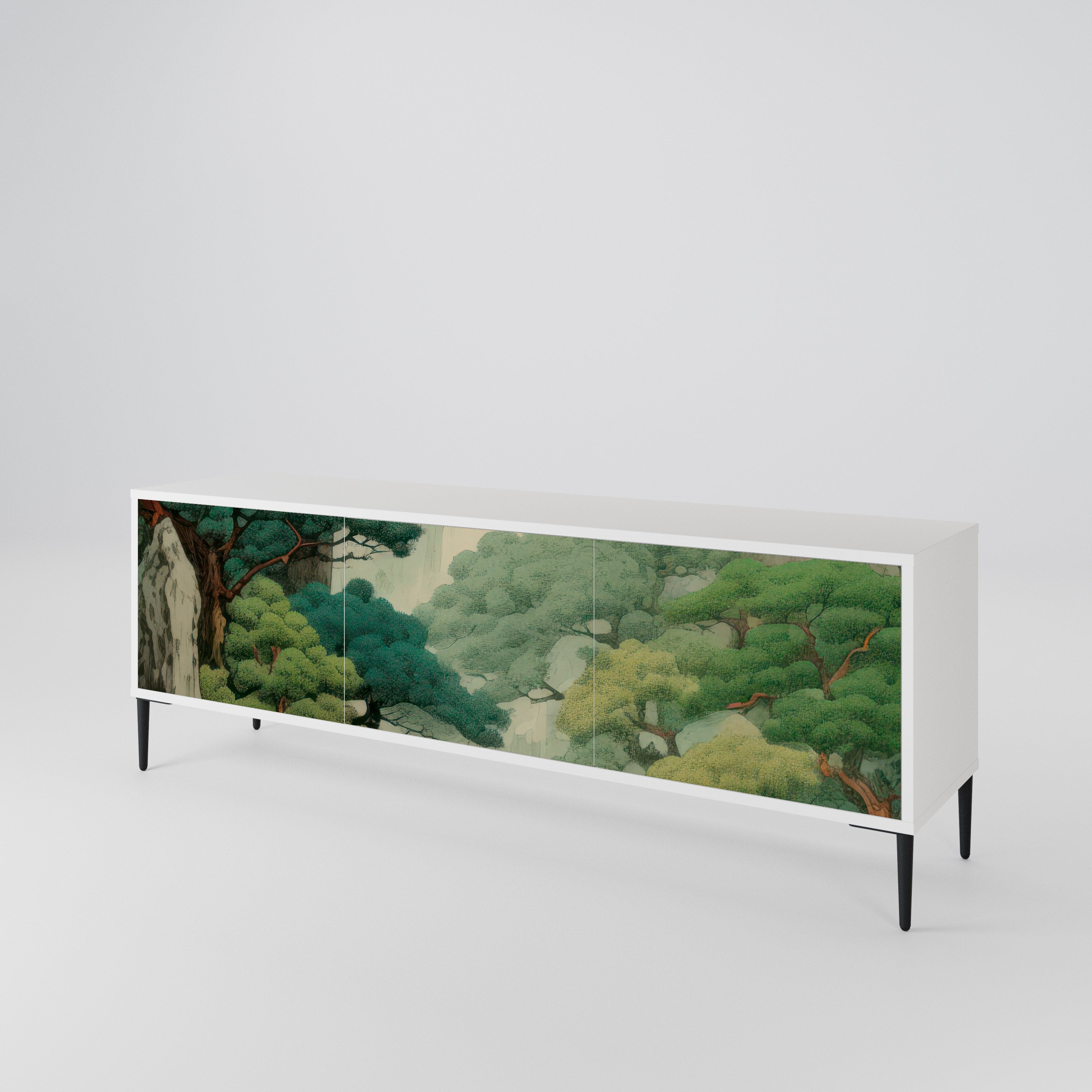 VERDURE ABYSS TV-bänk med 3 dörrar