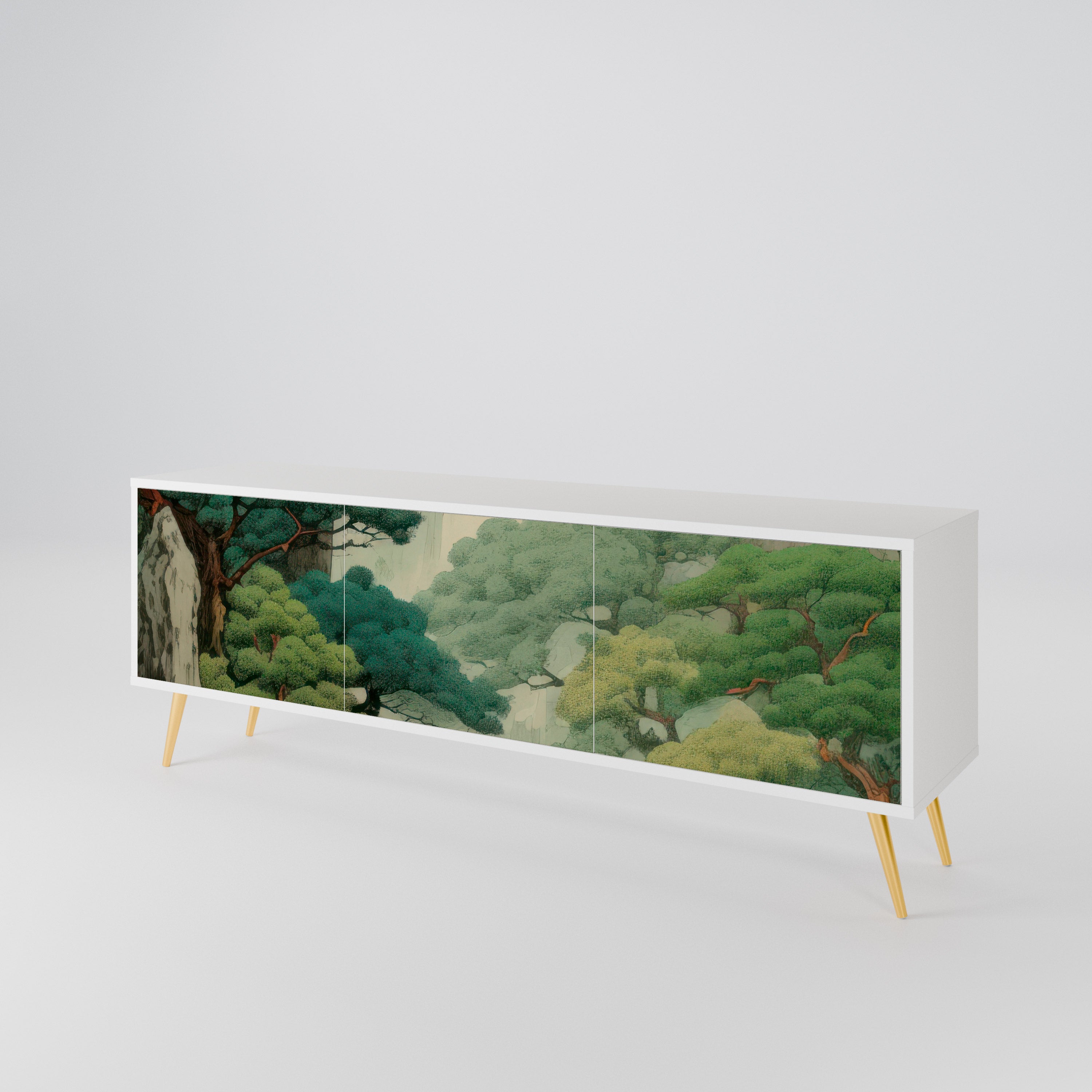 VERDURE ABYSS TV-bänk med 3 dörrar