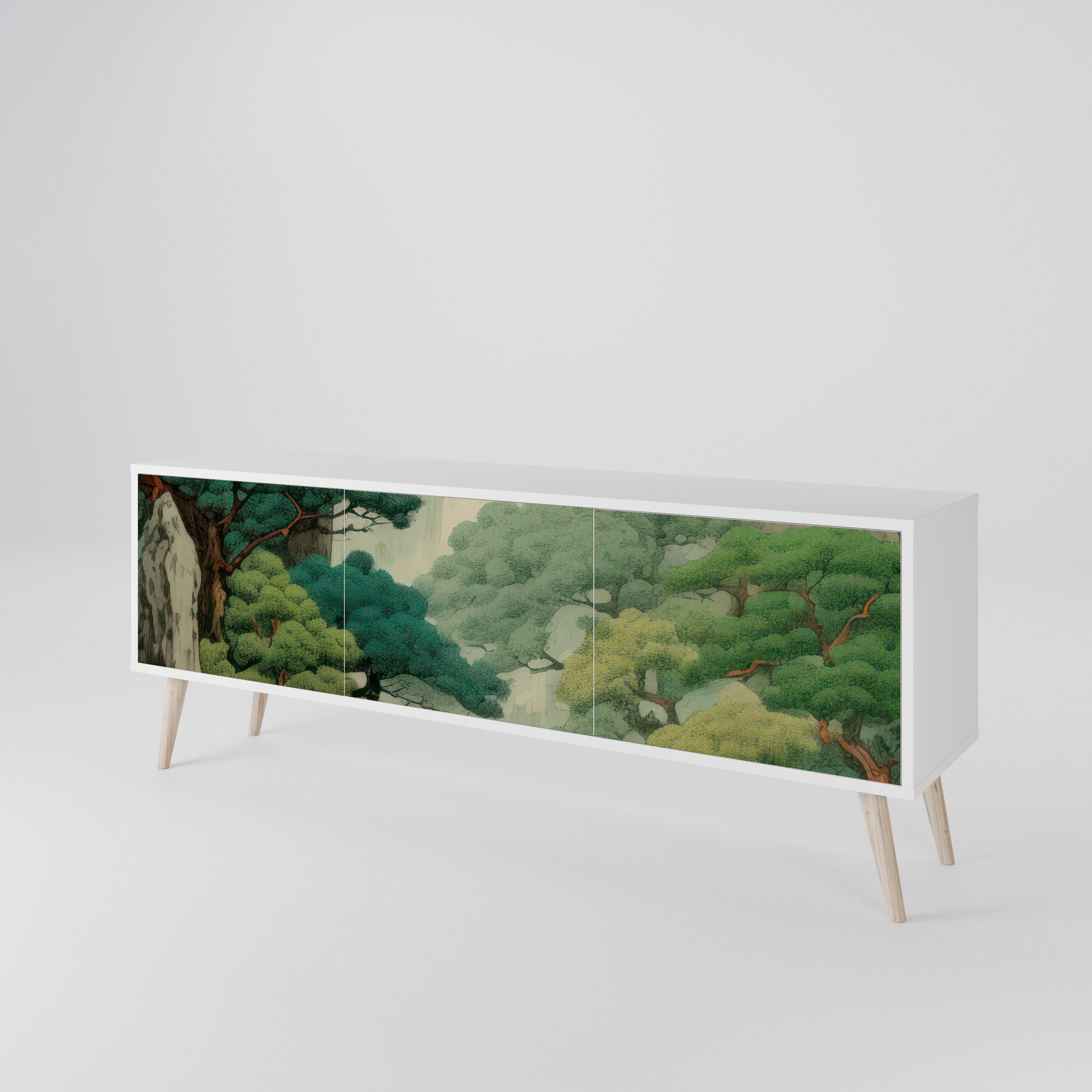 VERDURE ABYSS TV-bänk med 3 dörrar