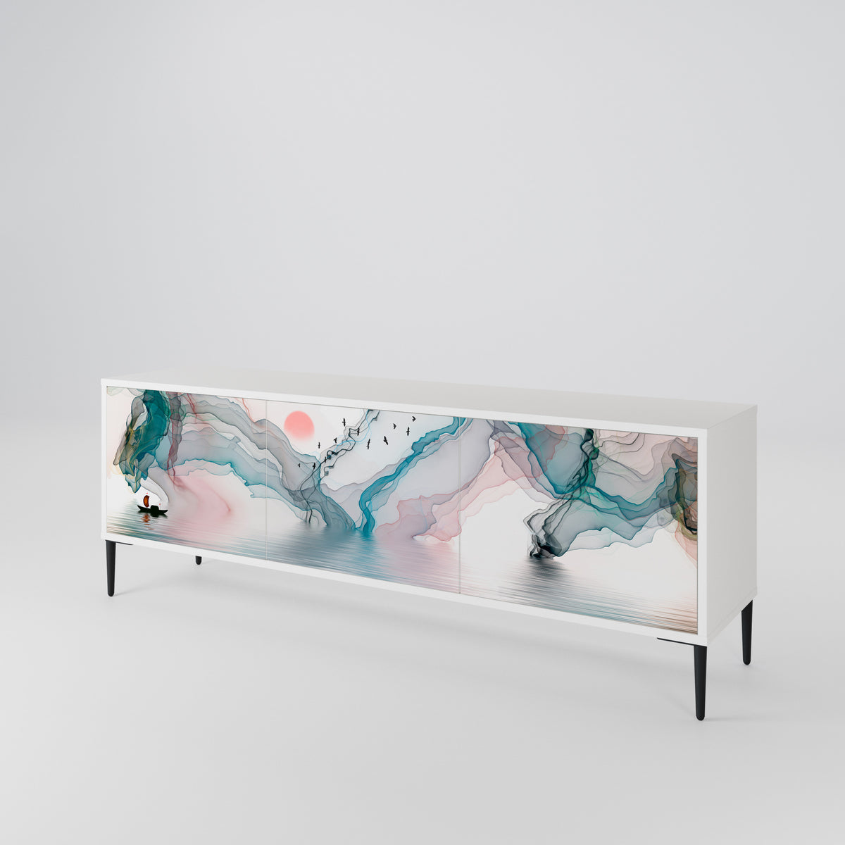 VELVET CROSSING 3-Door TV Cabinet