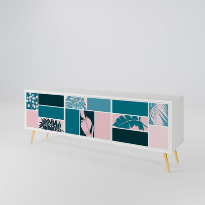 COMBINATION OF SHAPES TV-bänk med 3 dörrar