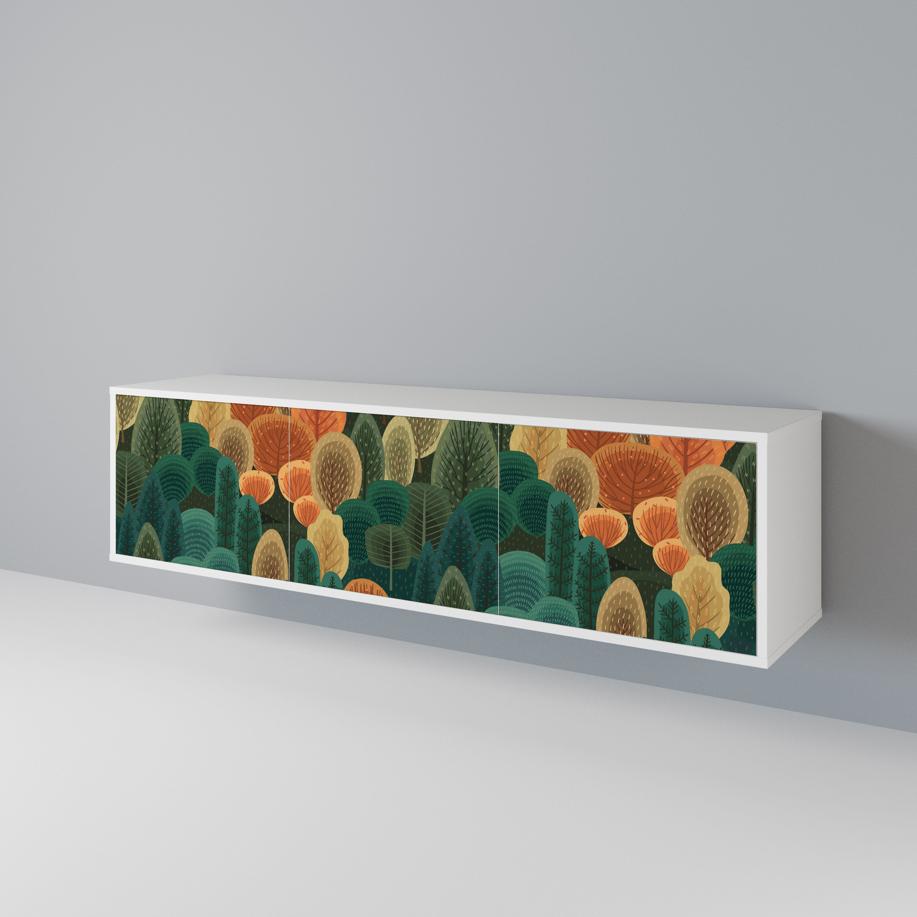 AUTUMN KALEIDOSCOPE TV-bänk med 3 dörrar