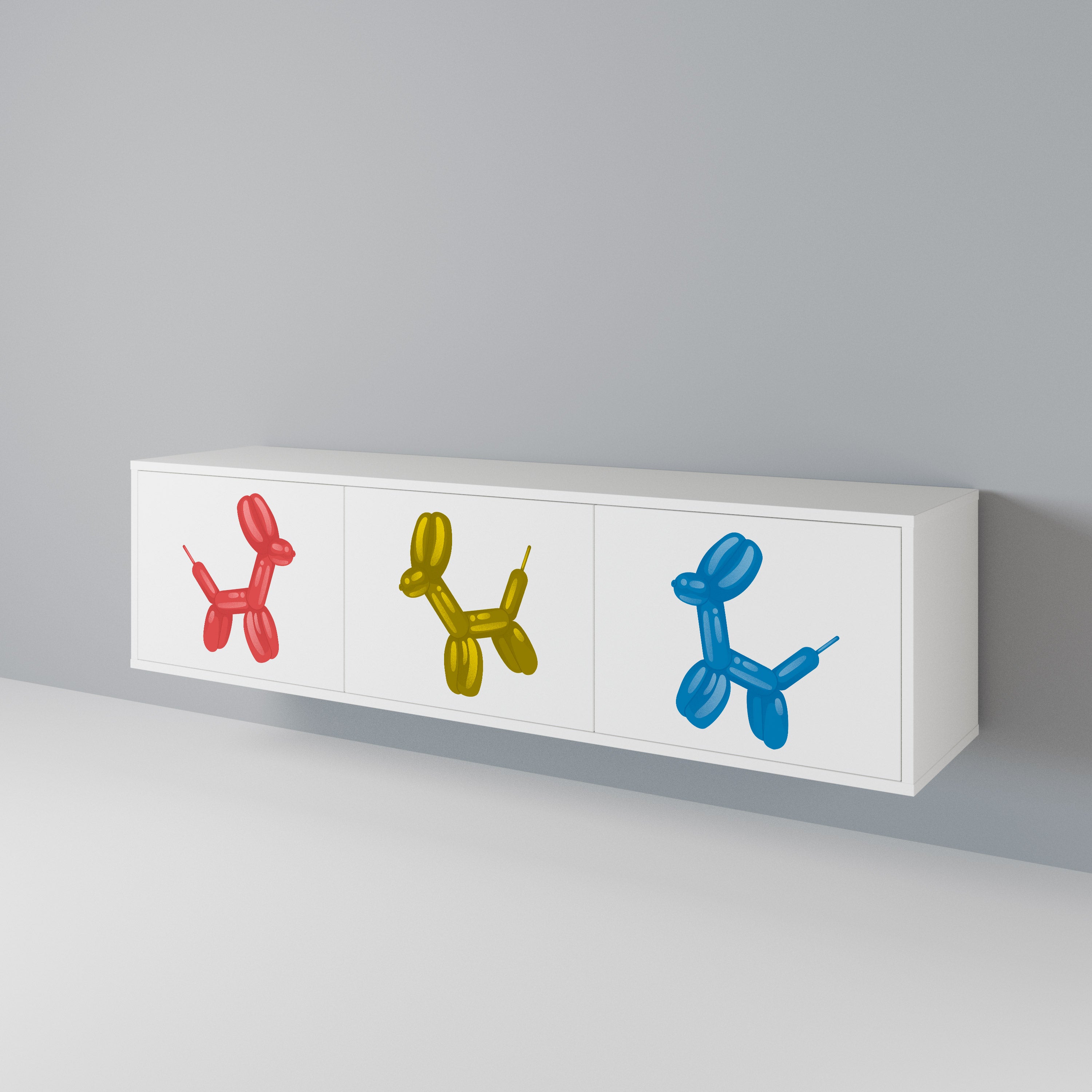 CHILDHOOD MEMORY TV-bänk med 3 dörrar