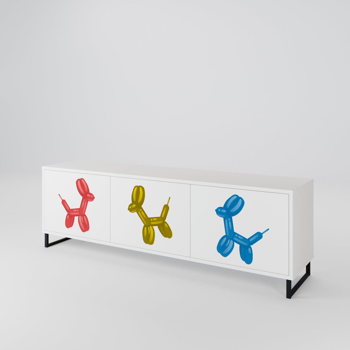 CHILDHOOD MEMORY TV-bänk med 3 dörrar