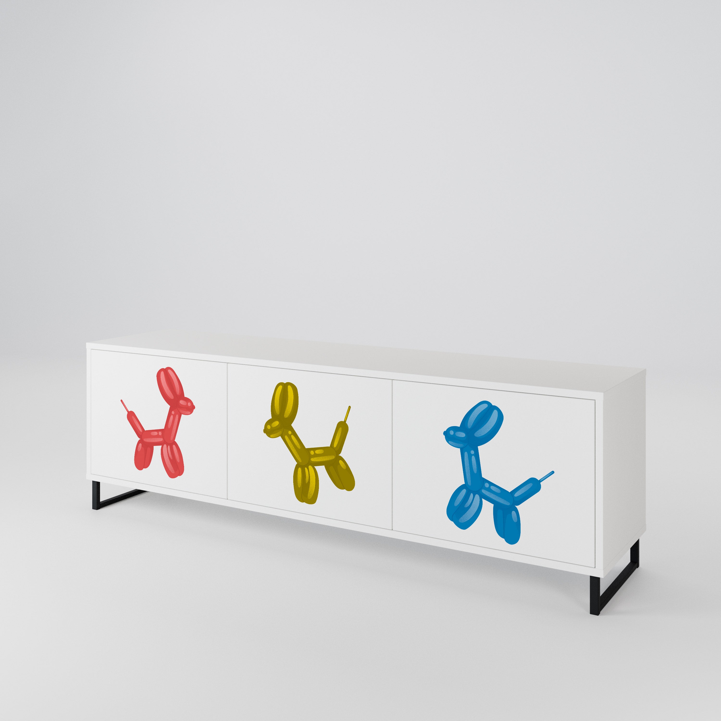 CHILDHOOD MEMORY TV-bänk med 3 dörrar