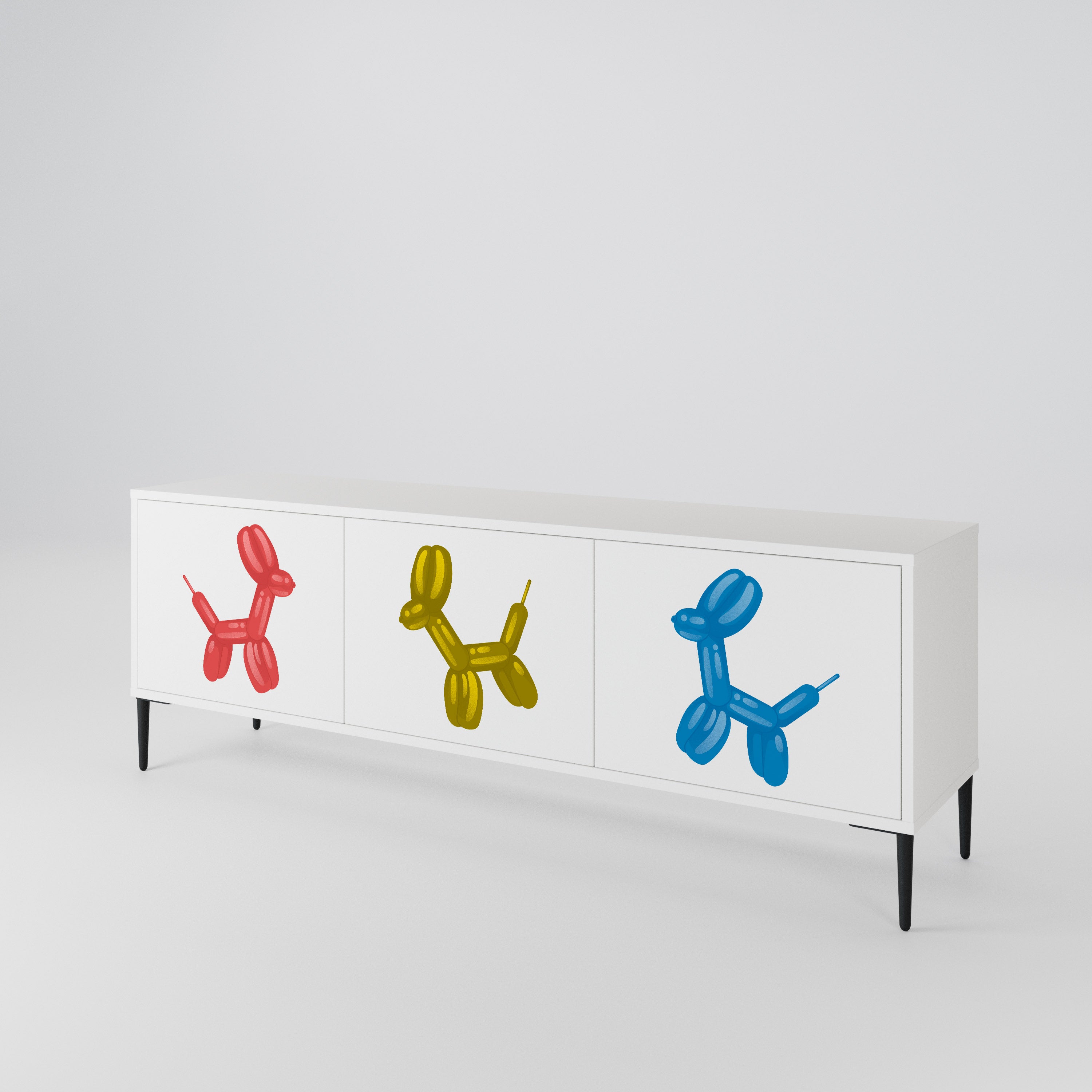 CHILDHOOD MEMORY TV-bänk med 3 dörrar