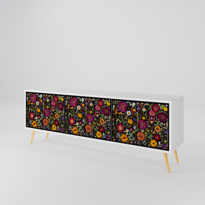 MIDNIGHT GARDEN 3-Door TV Cabinet