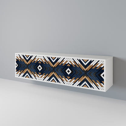 ARTFUL GEOMETRY TV-bänk med 3 dörrar