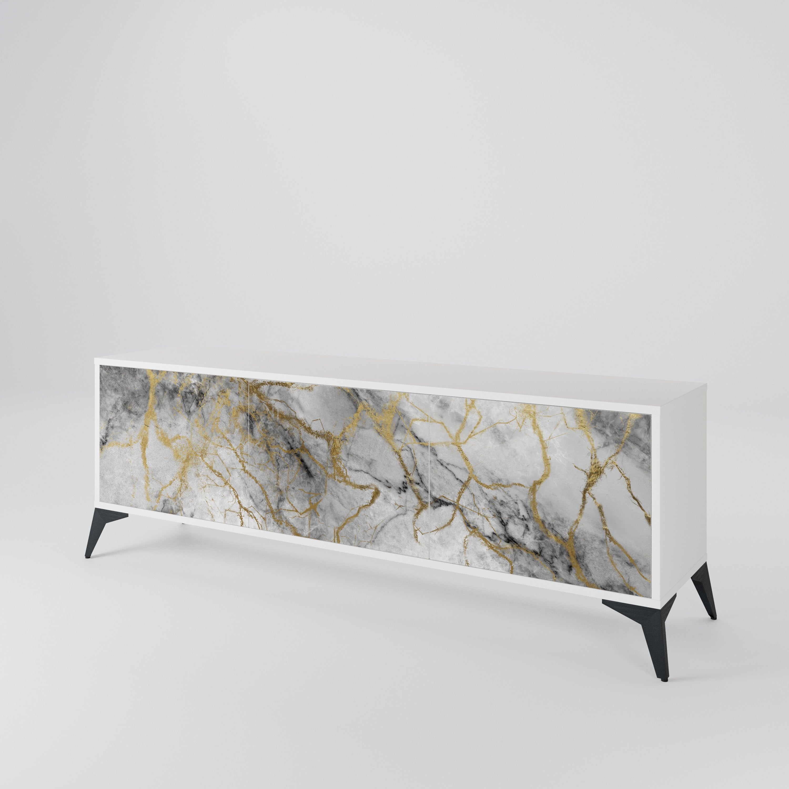 TIMELESS GLIDE TV-bänk med 3 dörrar