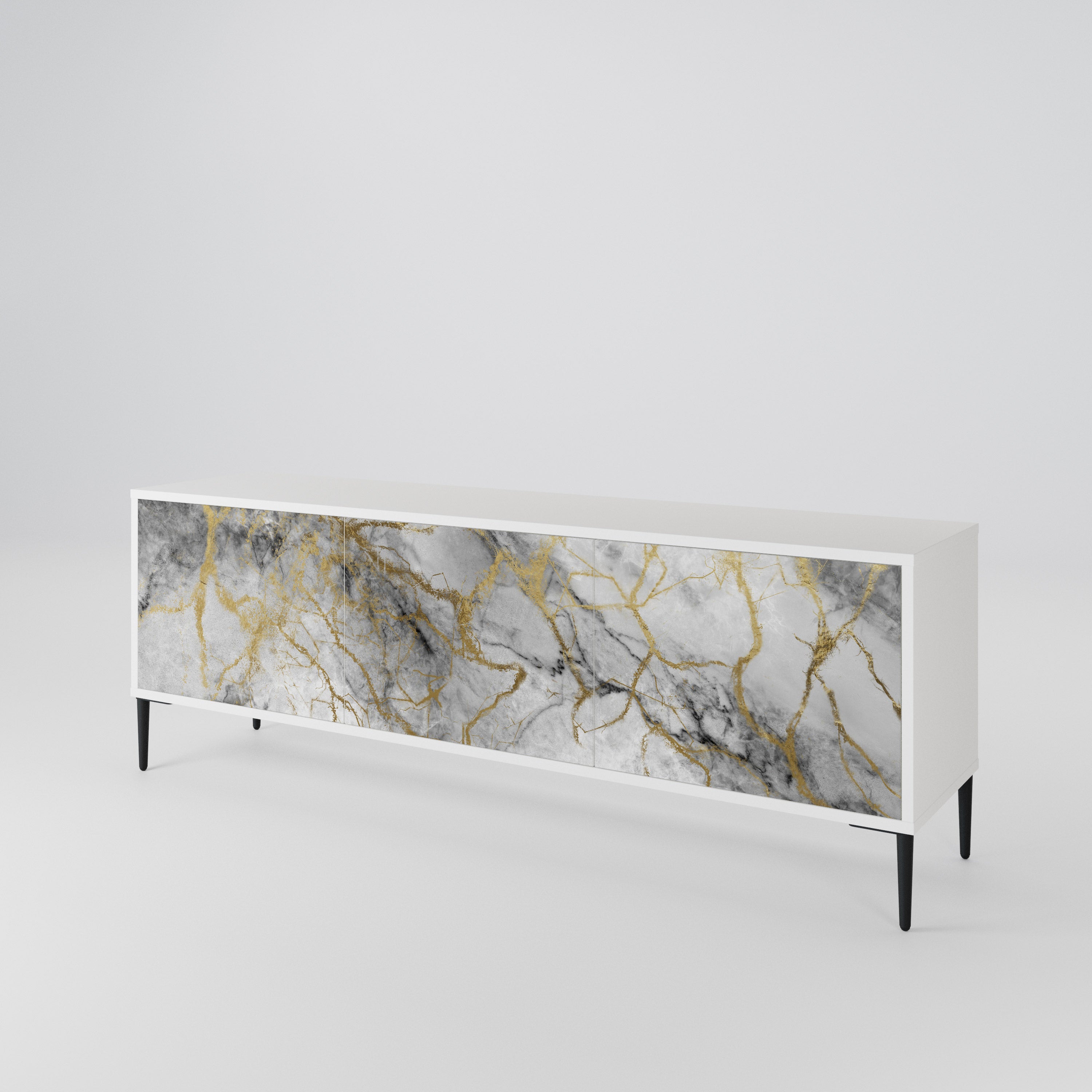 TIMELESS GLIDE TV-bänk med 3 dörrar