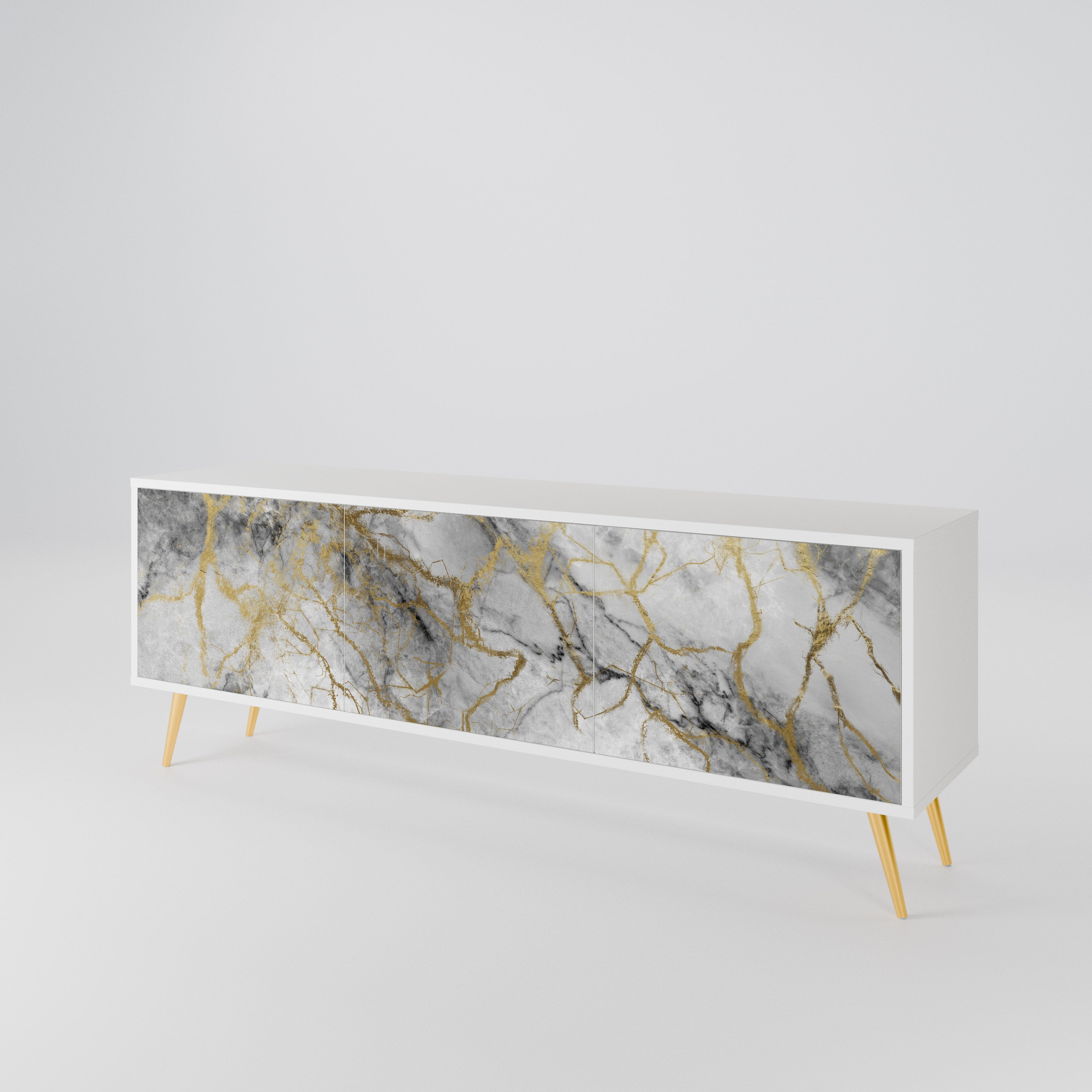 TIMELESS GLIDE TV-bänk med 3 dörrar