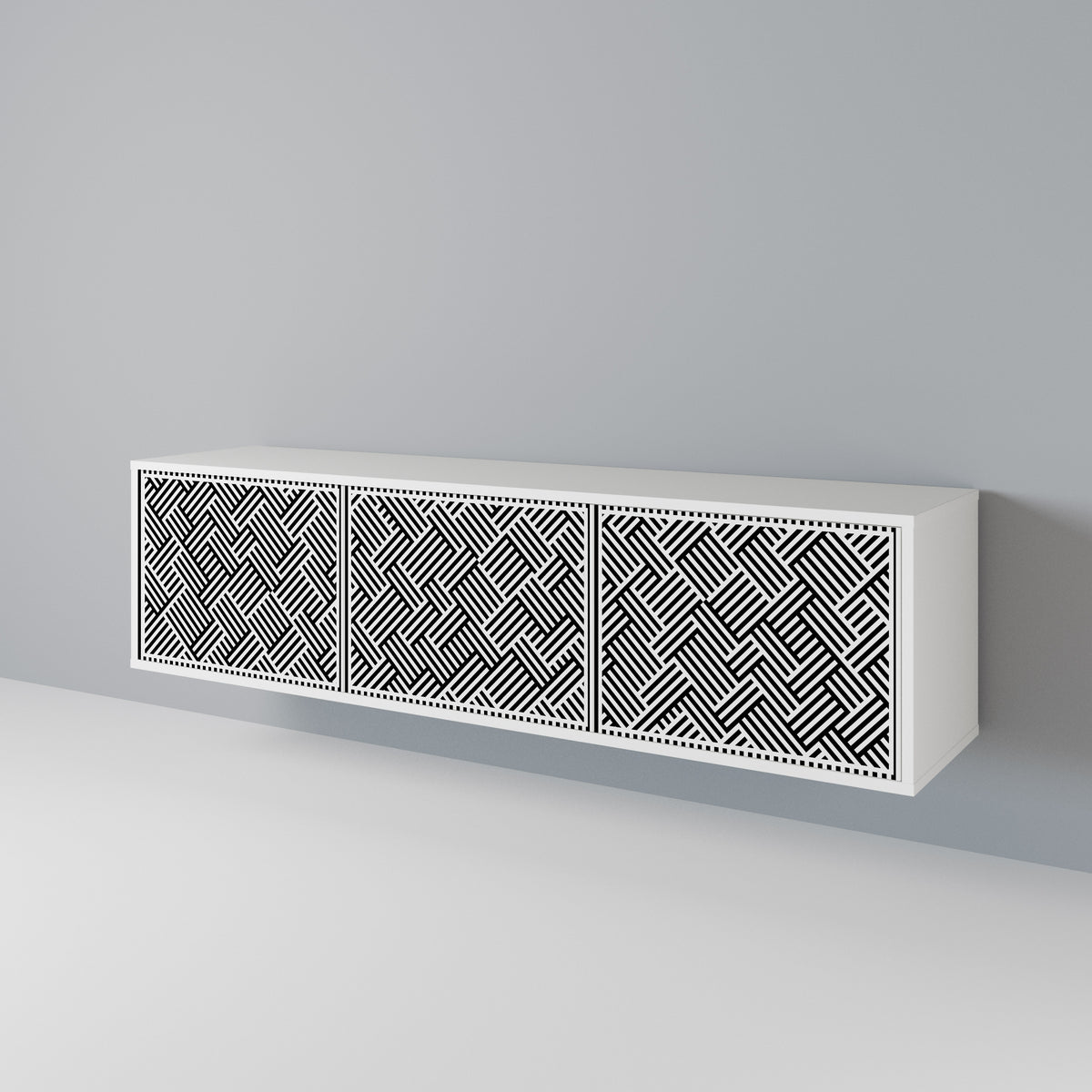 TEMPORARY SEQUENCE TV-bänk med 3 dörrar