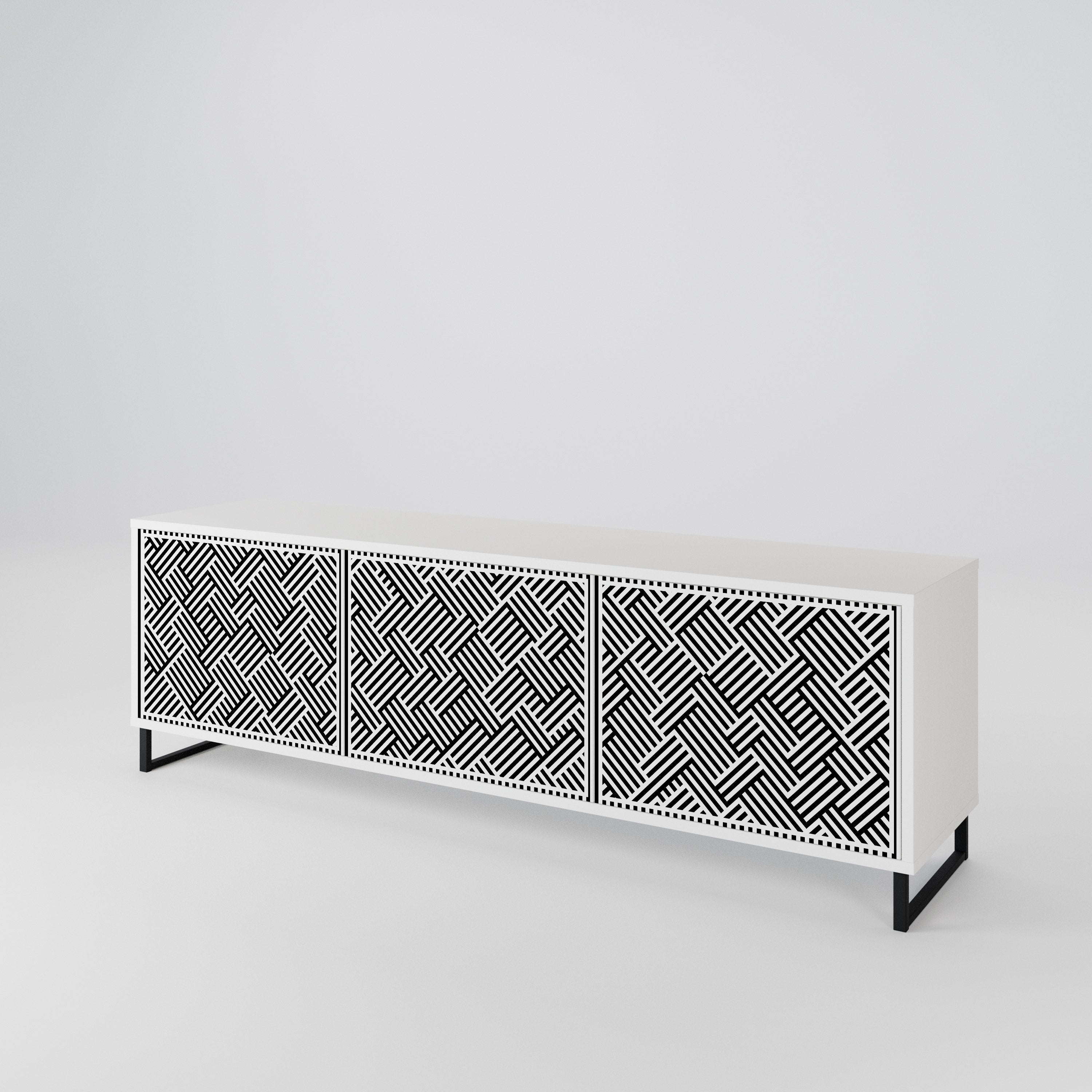 TEMPORARY SEQUENCE TV-bänk med 3 dörrar