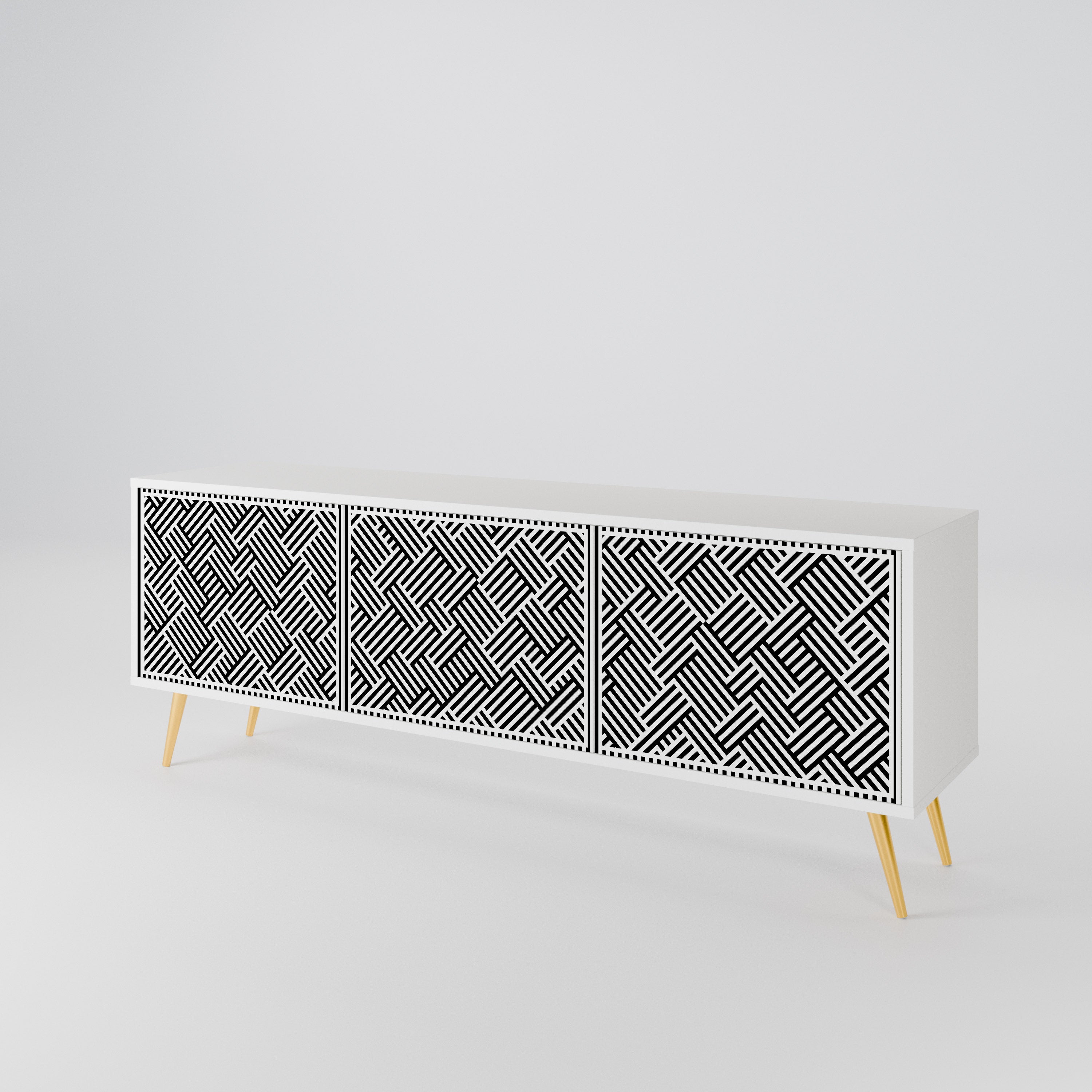 TEMPORARY SEQUENCE TV-bänk med 3 dörrar