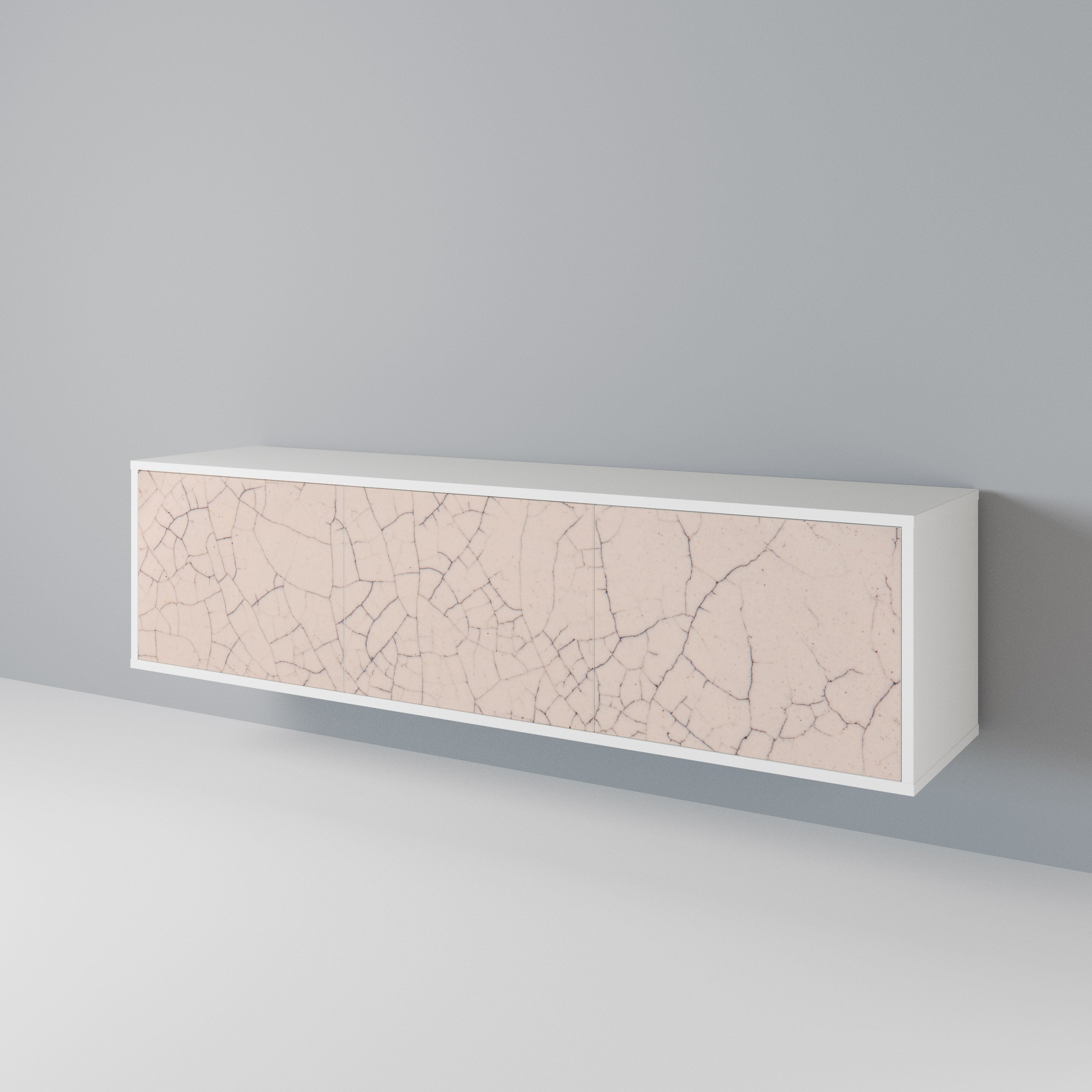 CERAMIC TEXTURE TV-bänk med 3 dörrar