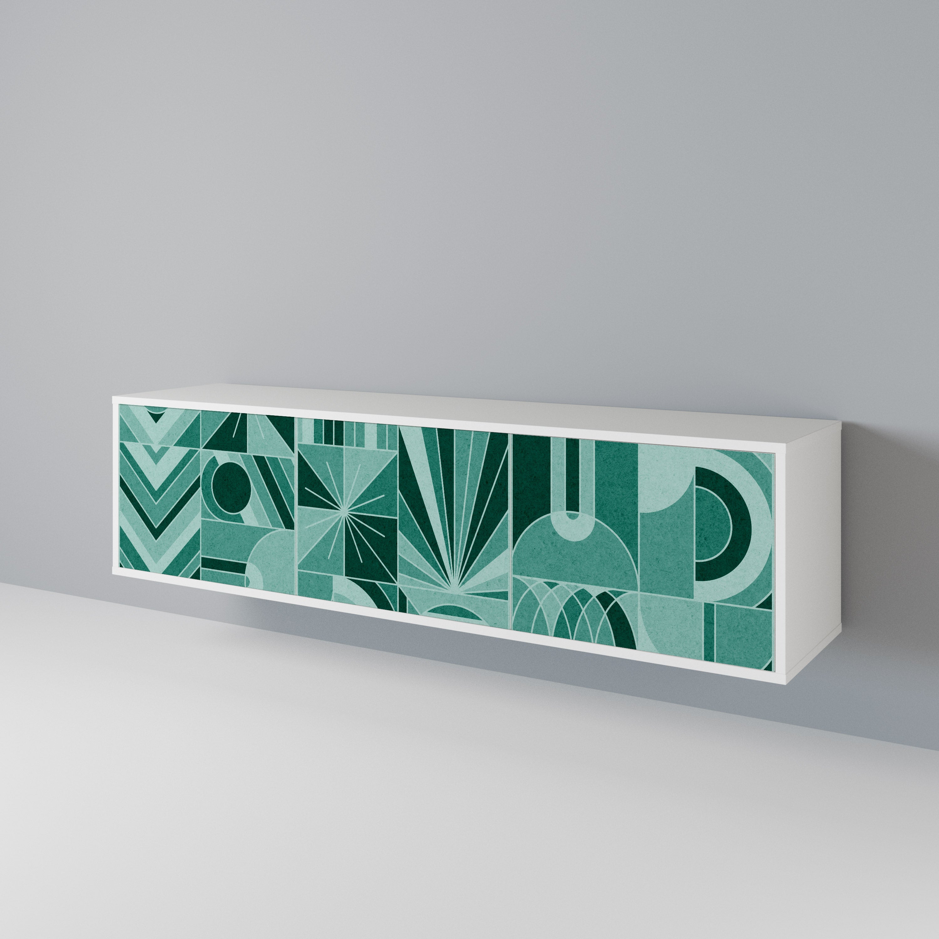 HARMONIC GRID TV-bänk med 3 dörrar