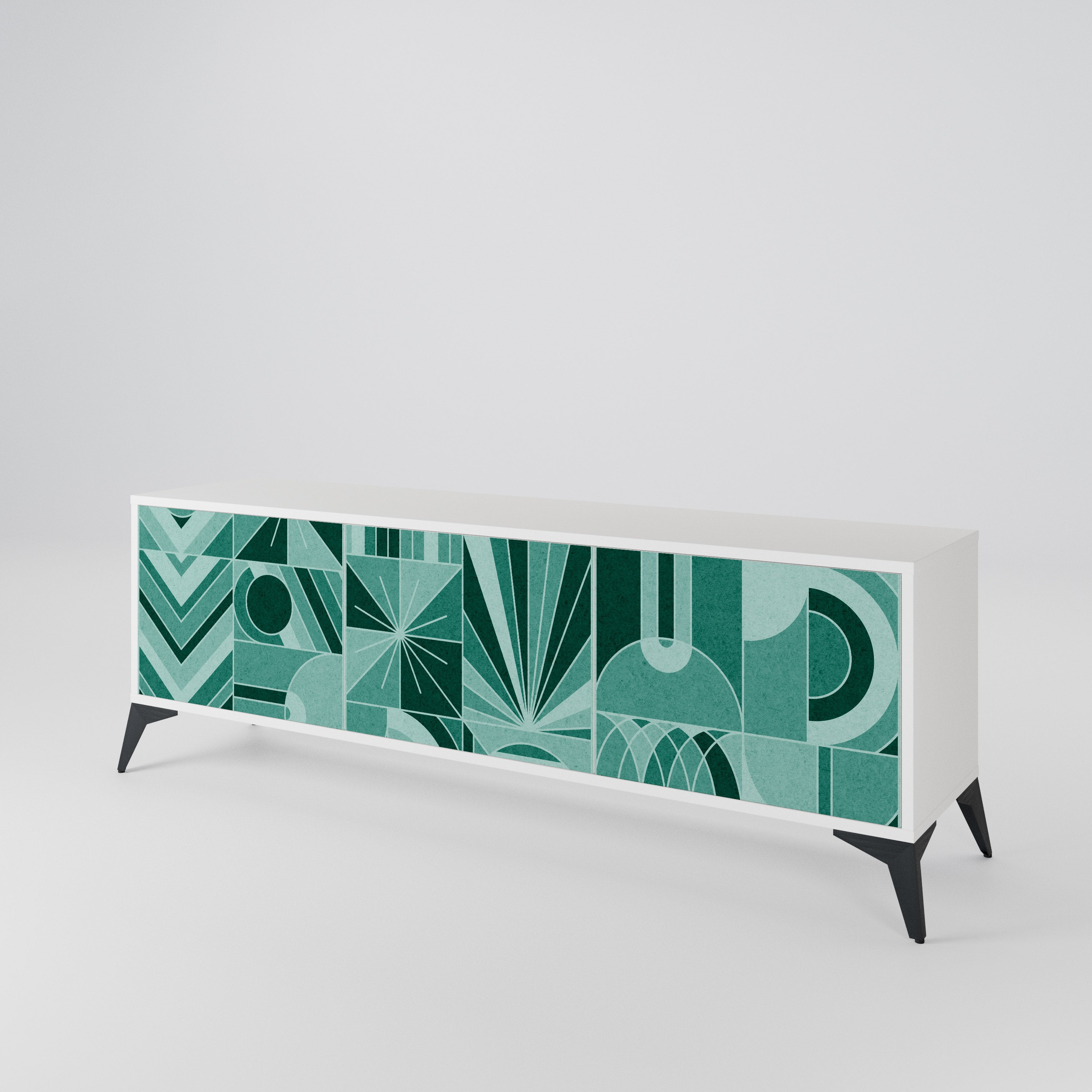 HARMONIC GRID TV-bänk med 3 dörrar