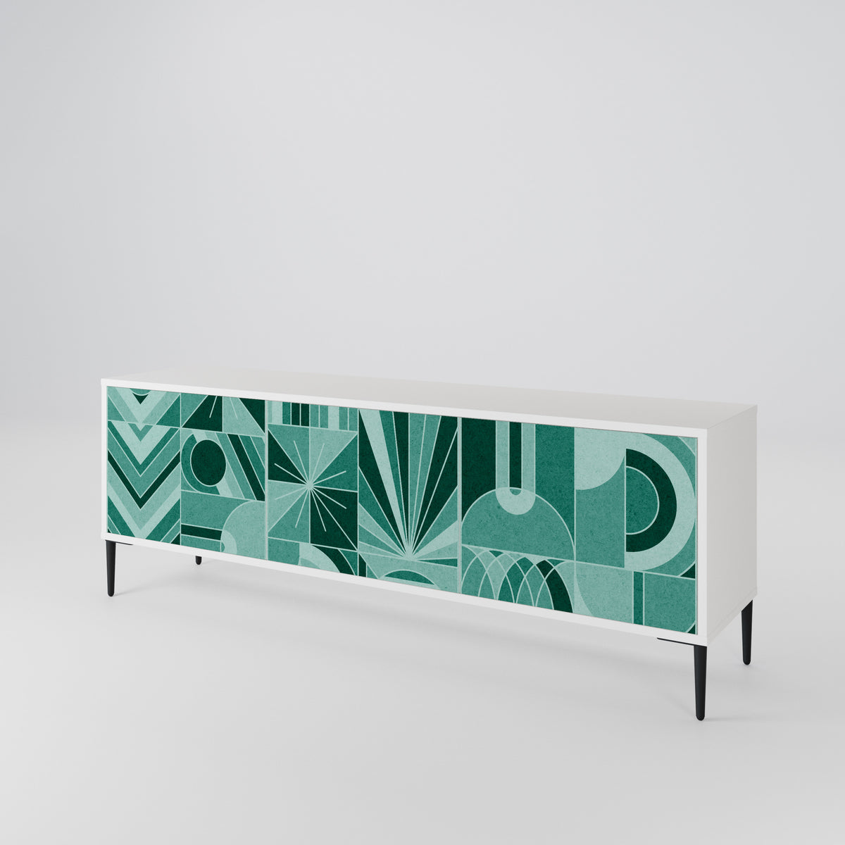 HARMONIC GRID TV-bänk med 3 dörrar