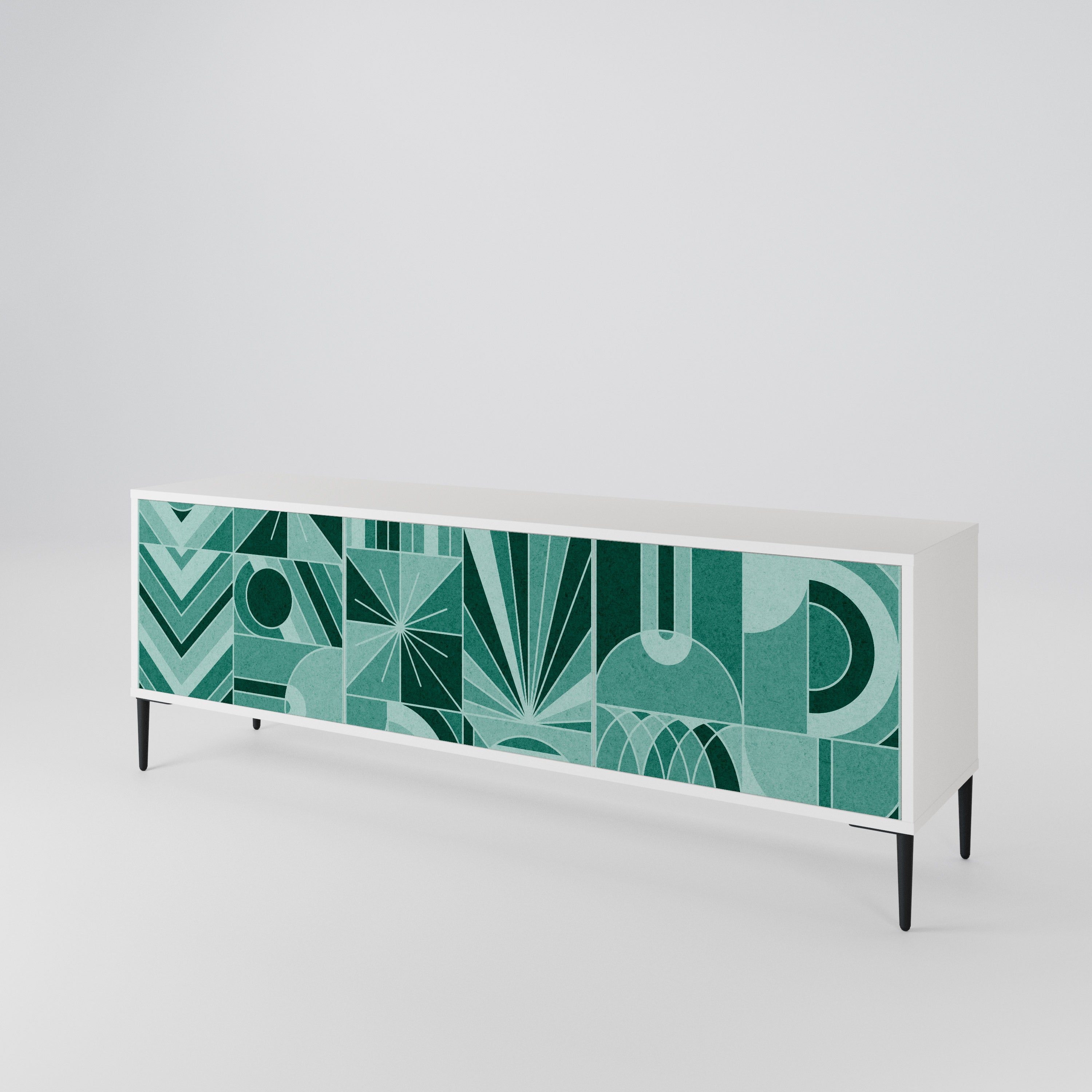 HARMONIC GRID TV-bänk med 3 dörrar