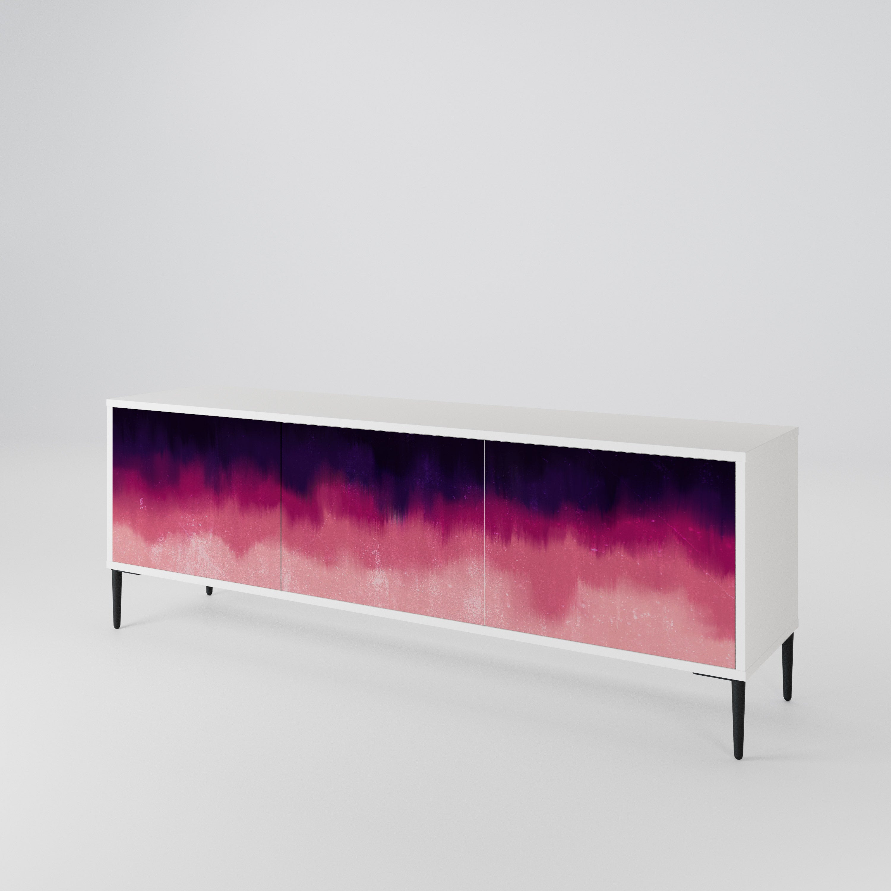 AURORA BOREALIS TV-bänk med 3 dörrar