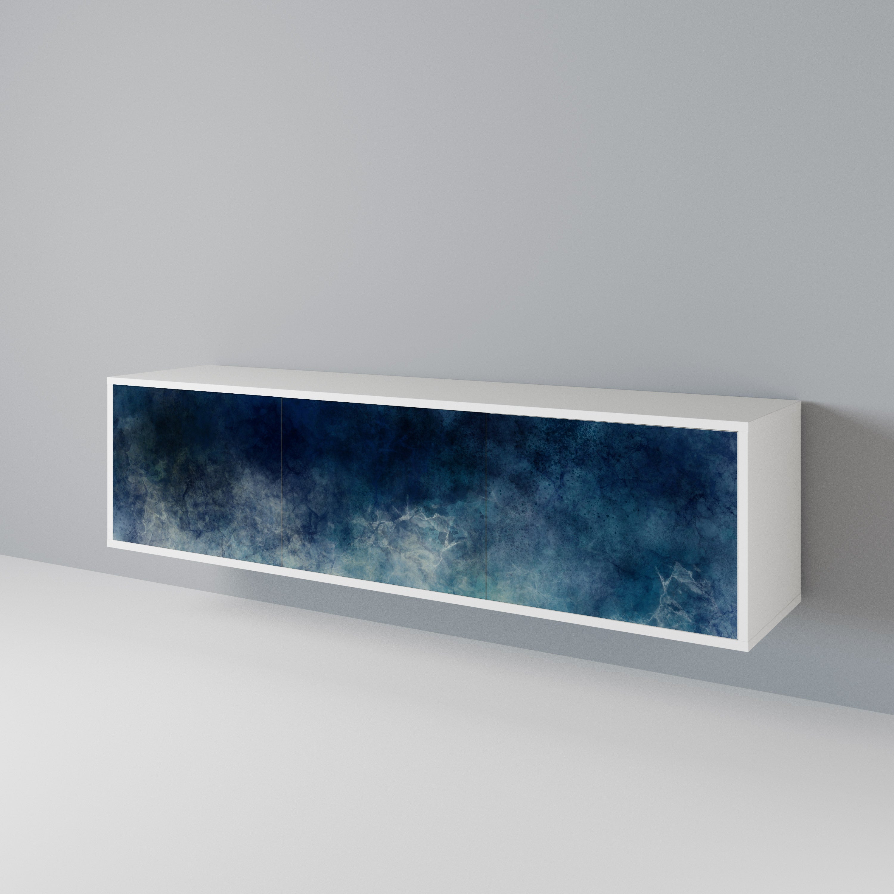CELESTIAL FALL TV-bänk med 3 dörrar