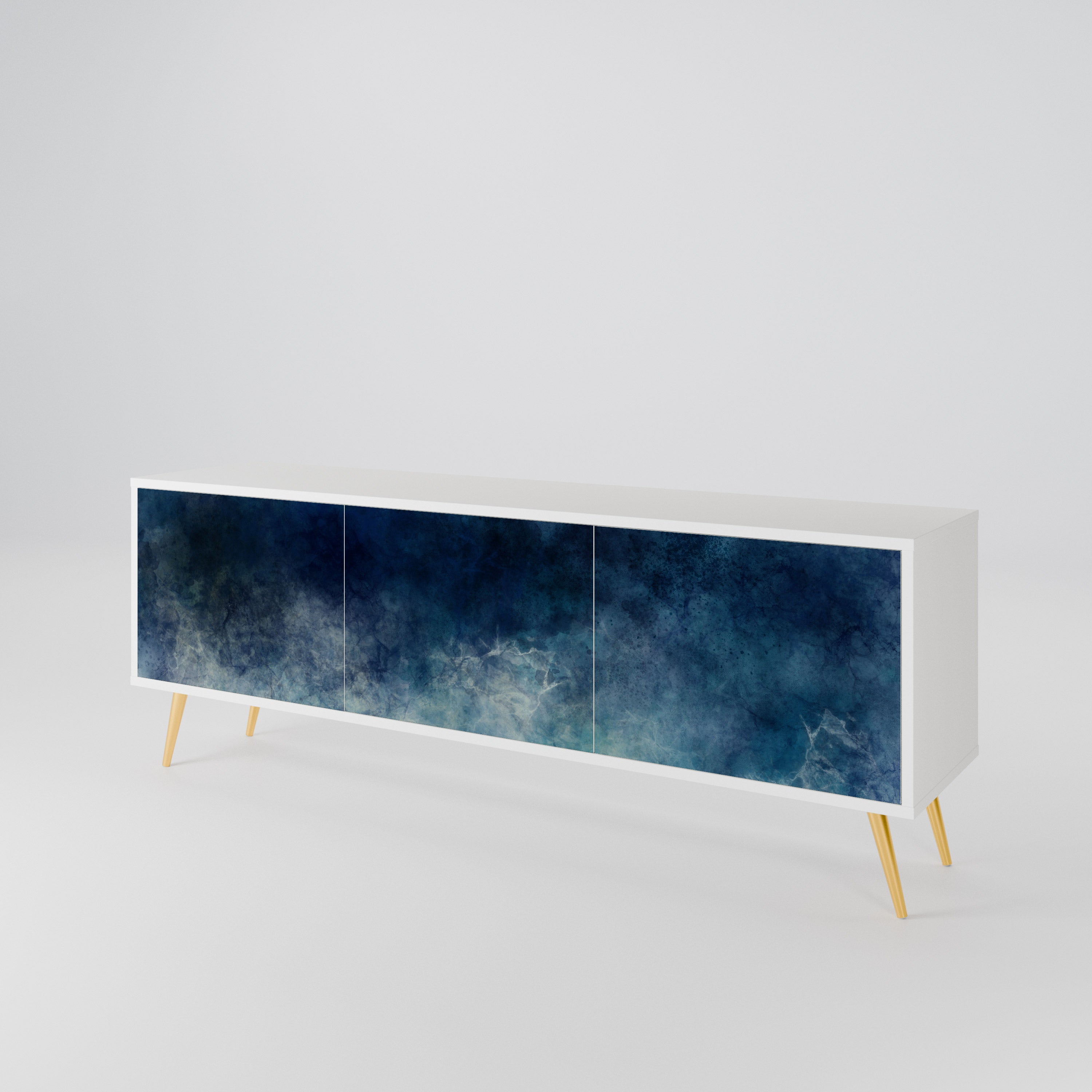 CELESTIAL FALL TV-bänk med 3 dörrar