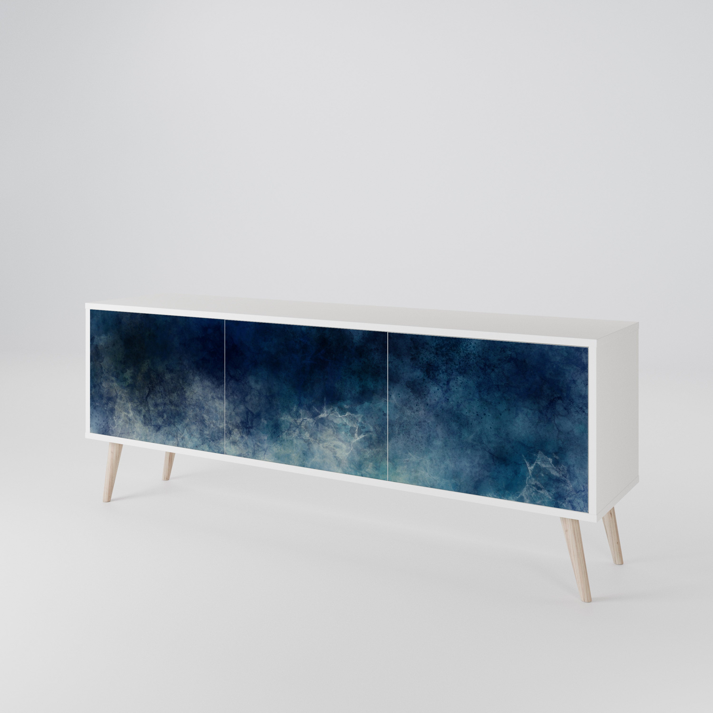 CELESTIAL FALL TV-bänk med 3 dörrar