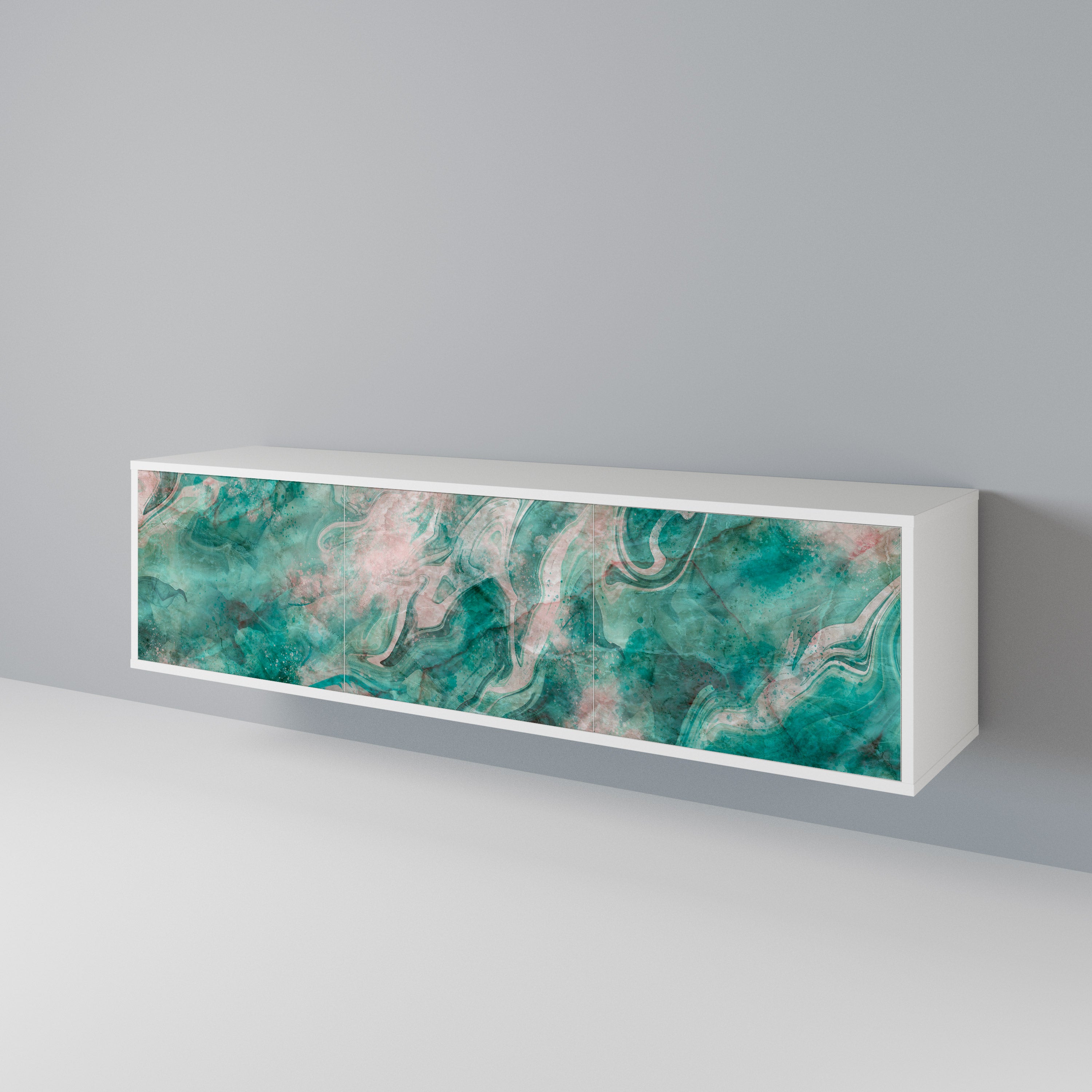 ABSTRACT ALCHEMY TV-bänk med 3 dörrar