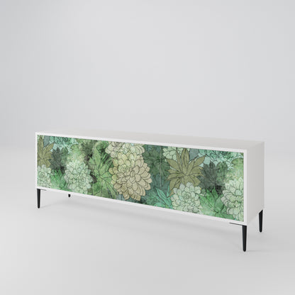 SUCCULENT CLUSTER TV-bänk med 3 dörrar