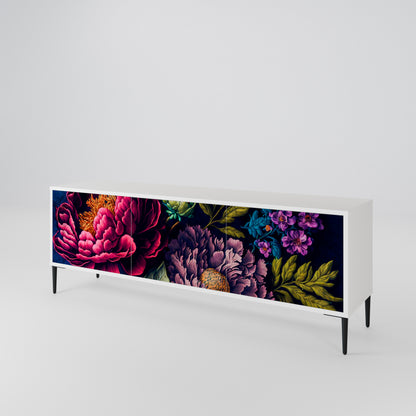 BLOOMING ELEGANCE TV-bänk med 3 dörrar