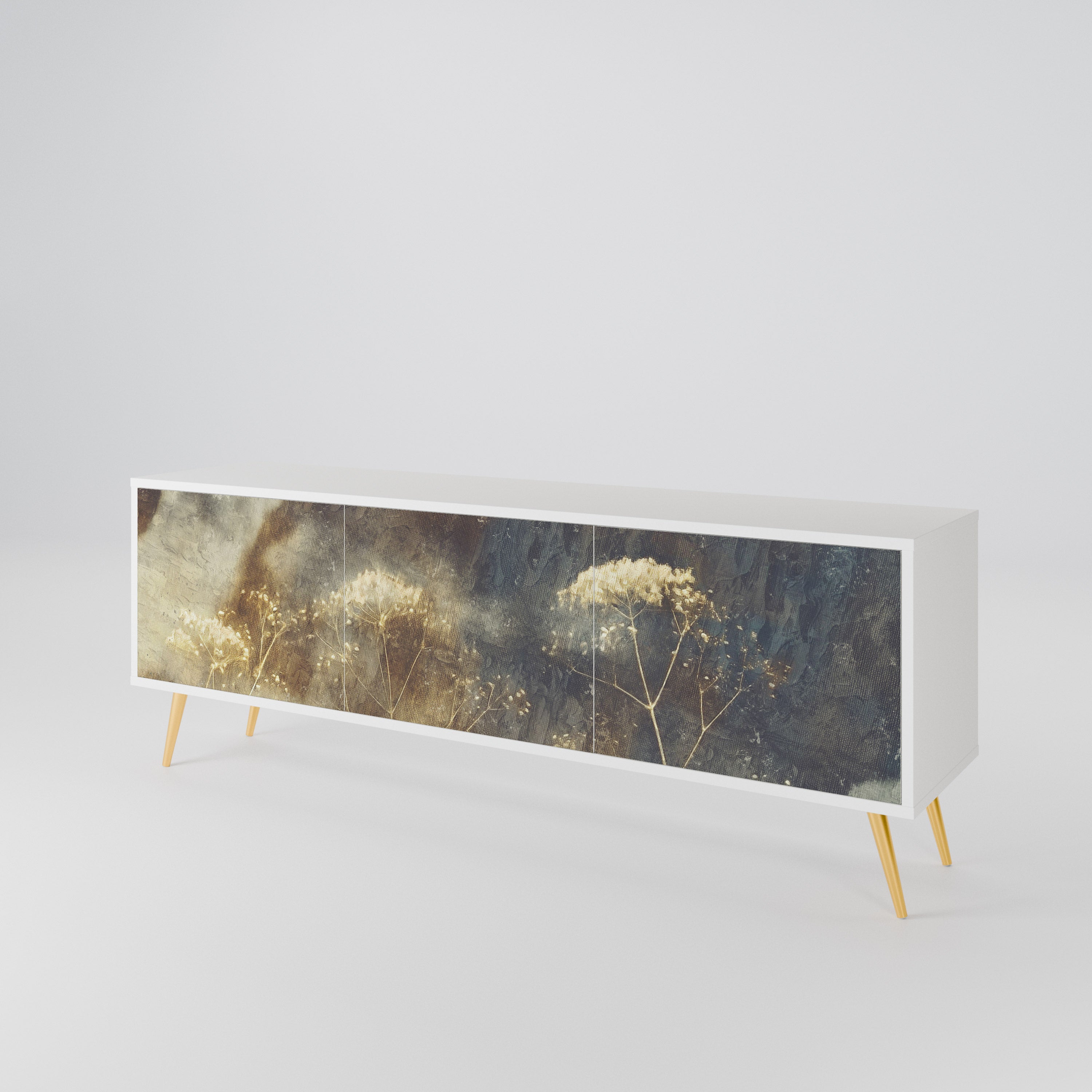 GENTLE POWER 3-Door TV Cabinet